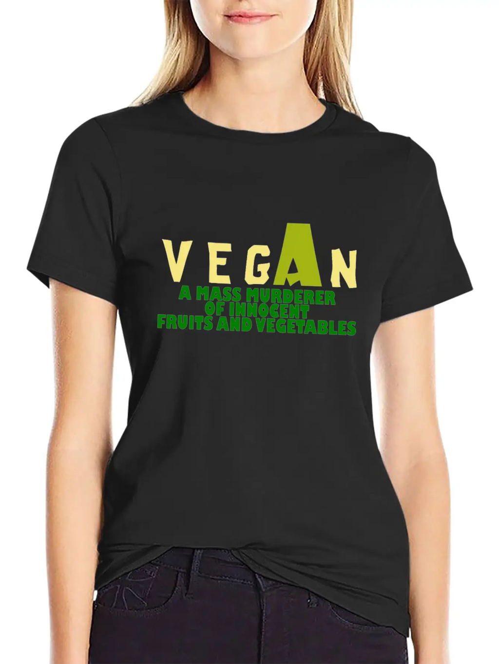 Vegan Saying Avocado Vegan Unisex Casual T-Shirt – Clean Design For Daily Comfort