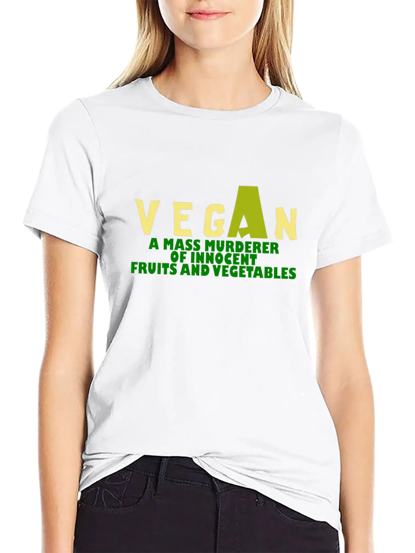 Vegan Saying Avocado Vegan Unisex Casual T-Shirt – Clean Design For Daily Comfort