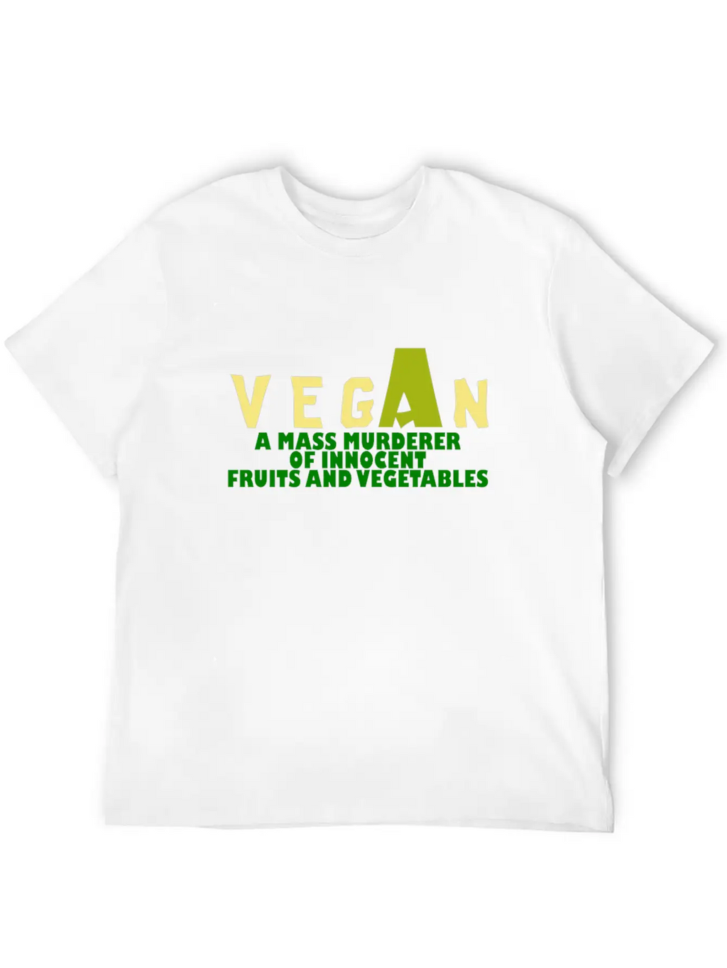 Vegan Saying Avocado Vegan Unisex Casual T-Shirt – Clean Design For Daily Comfort
