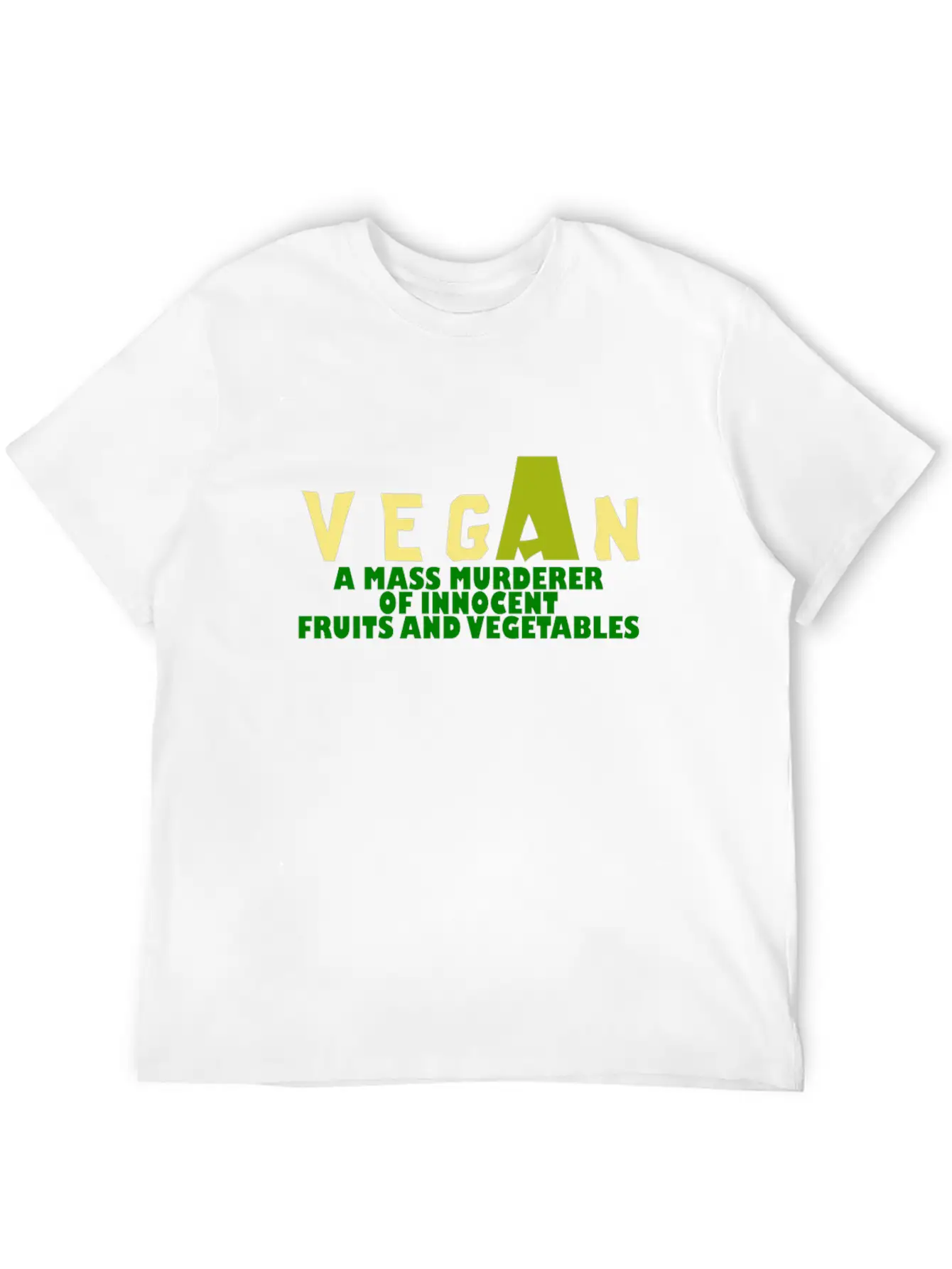 Vegan Saying Avocado Vegan Unisex Casual T-Shirt – Clean Design For Daily Comfort