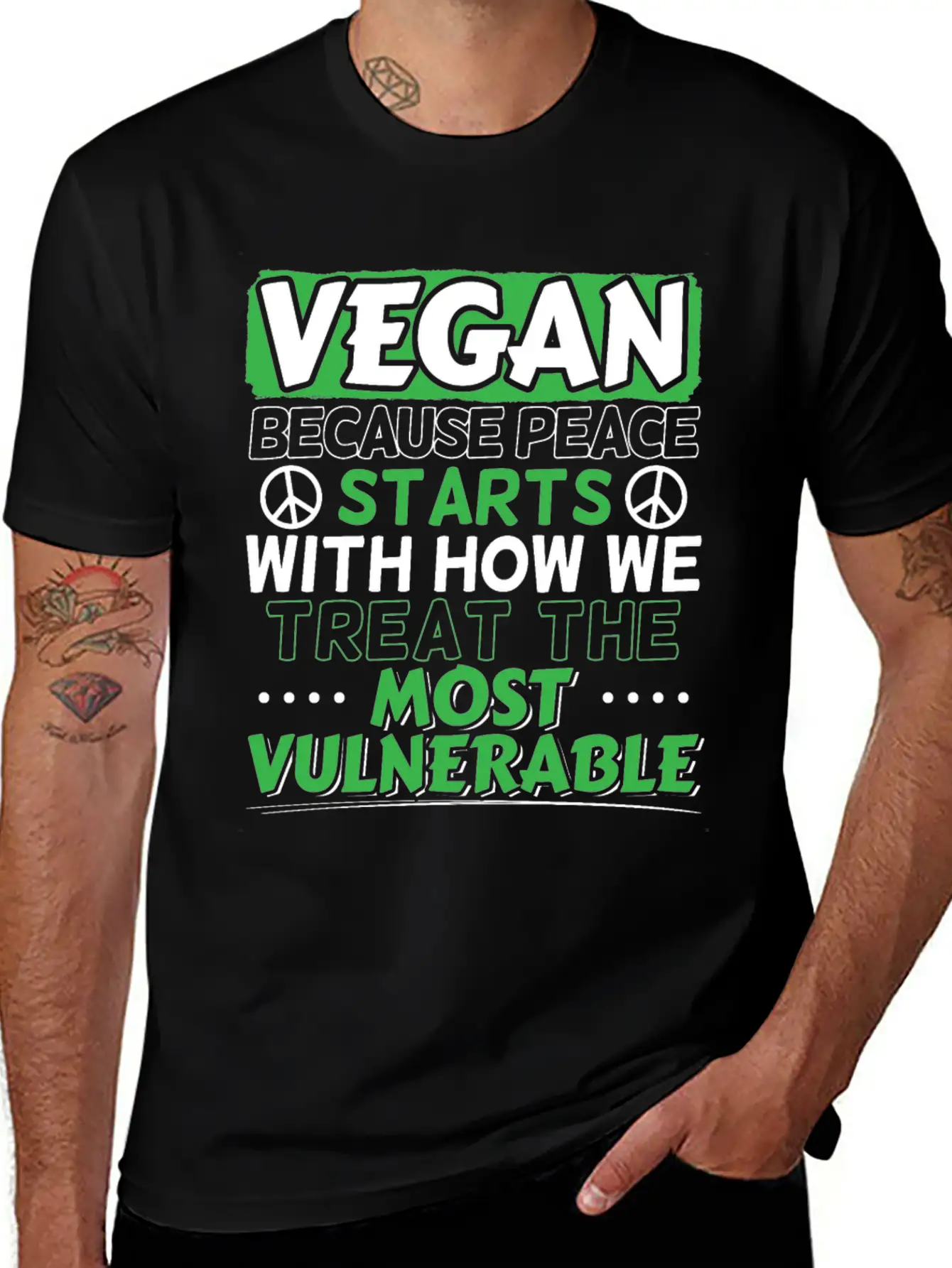 Vegan Saying Veganism Classic Fit Graphic Tee For Daily Comfort – Unisex Cotton Shirt