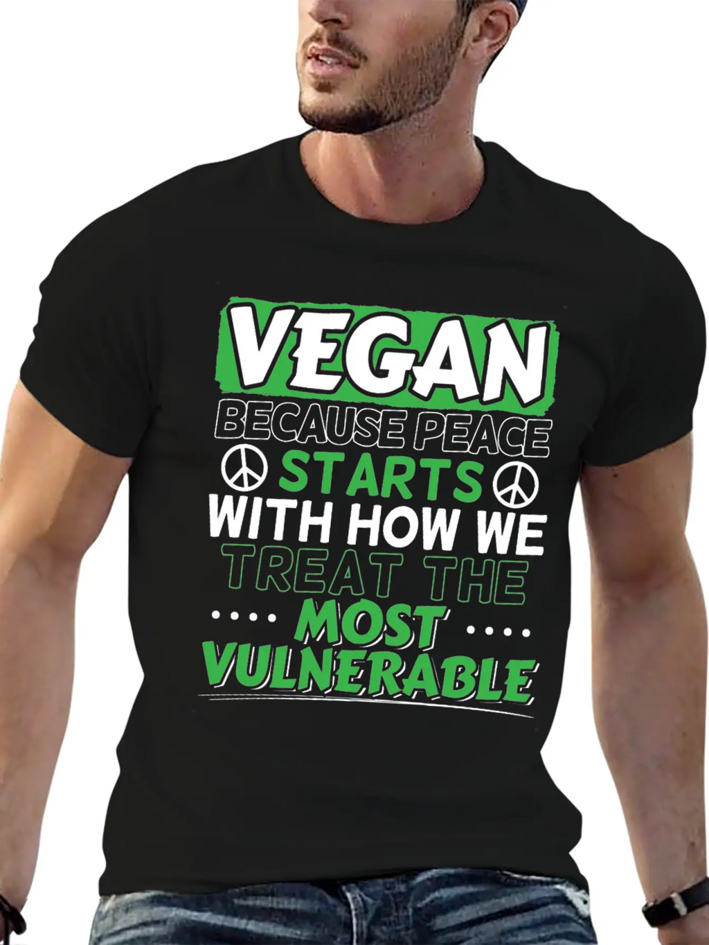Vegan Saying Veganism Classic Fit Graphic Tee For Daily Comfort – Unisex Cotton Shirt