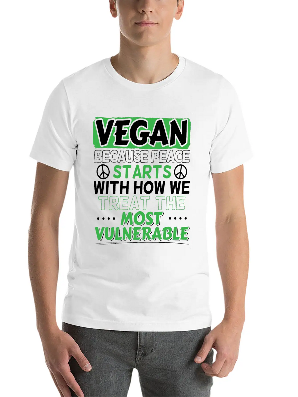 Vegan Saying Veganism Classic Fit Graphic Tee For Daily Comfort – Unisex Cotton Shirt
