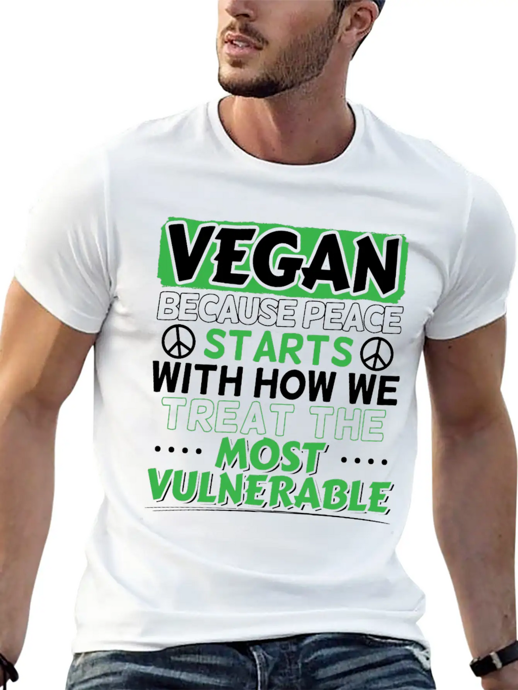 Vegan Saying Veganism Classic Fit Graphic Tee For Daily Comfort – Unisex Cotton Shirt
