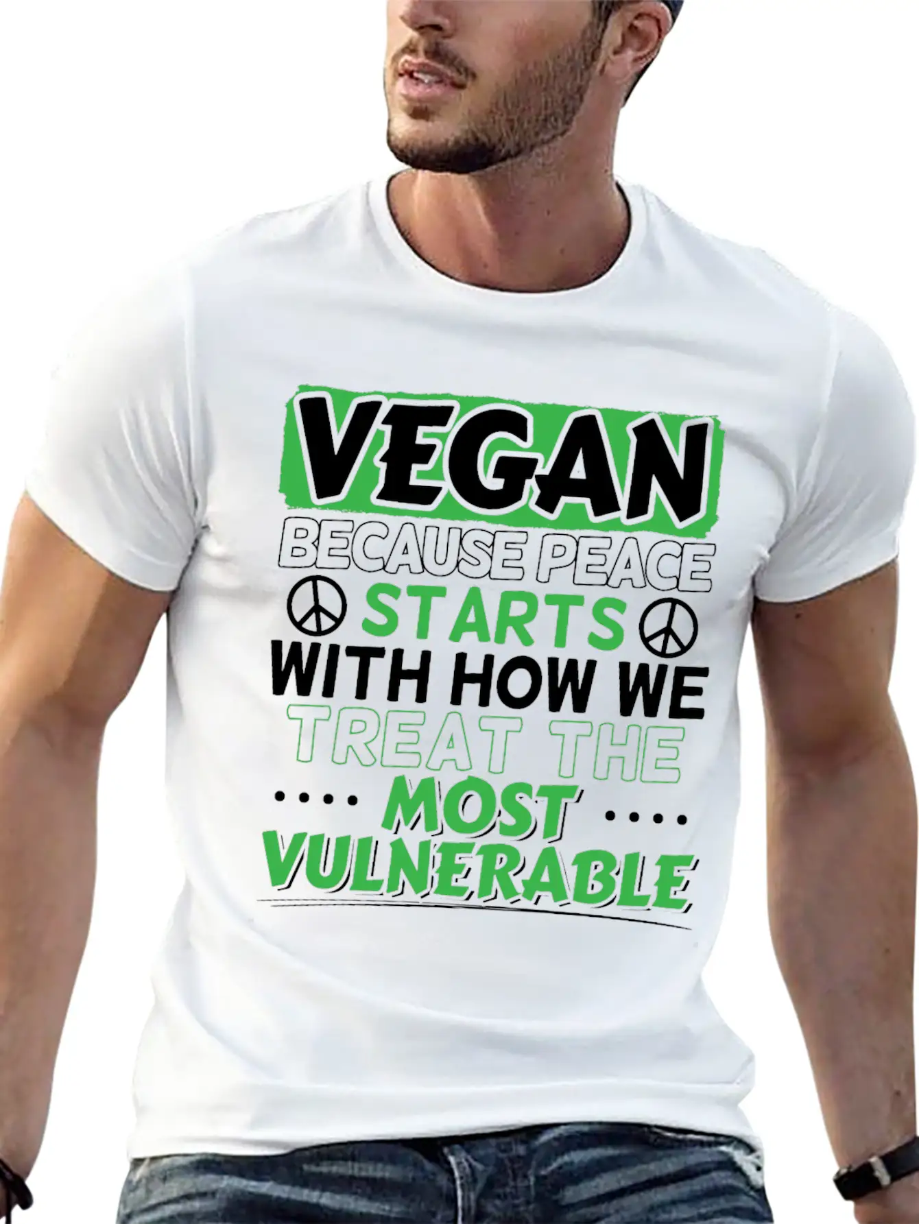 Vegan Saying Veganism Classic Fit Graphic Tee For Daily Comfort – Unisex Cotton Shirt