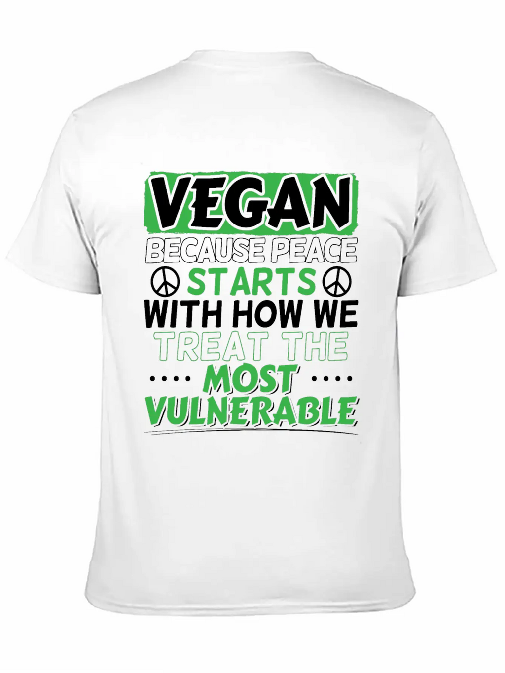 Vegan Saying Veganism Classic Fit Graphic Tee For Daily Comfort – Unisex Cotton Shirt