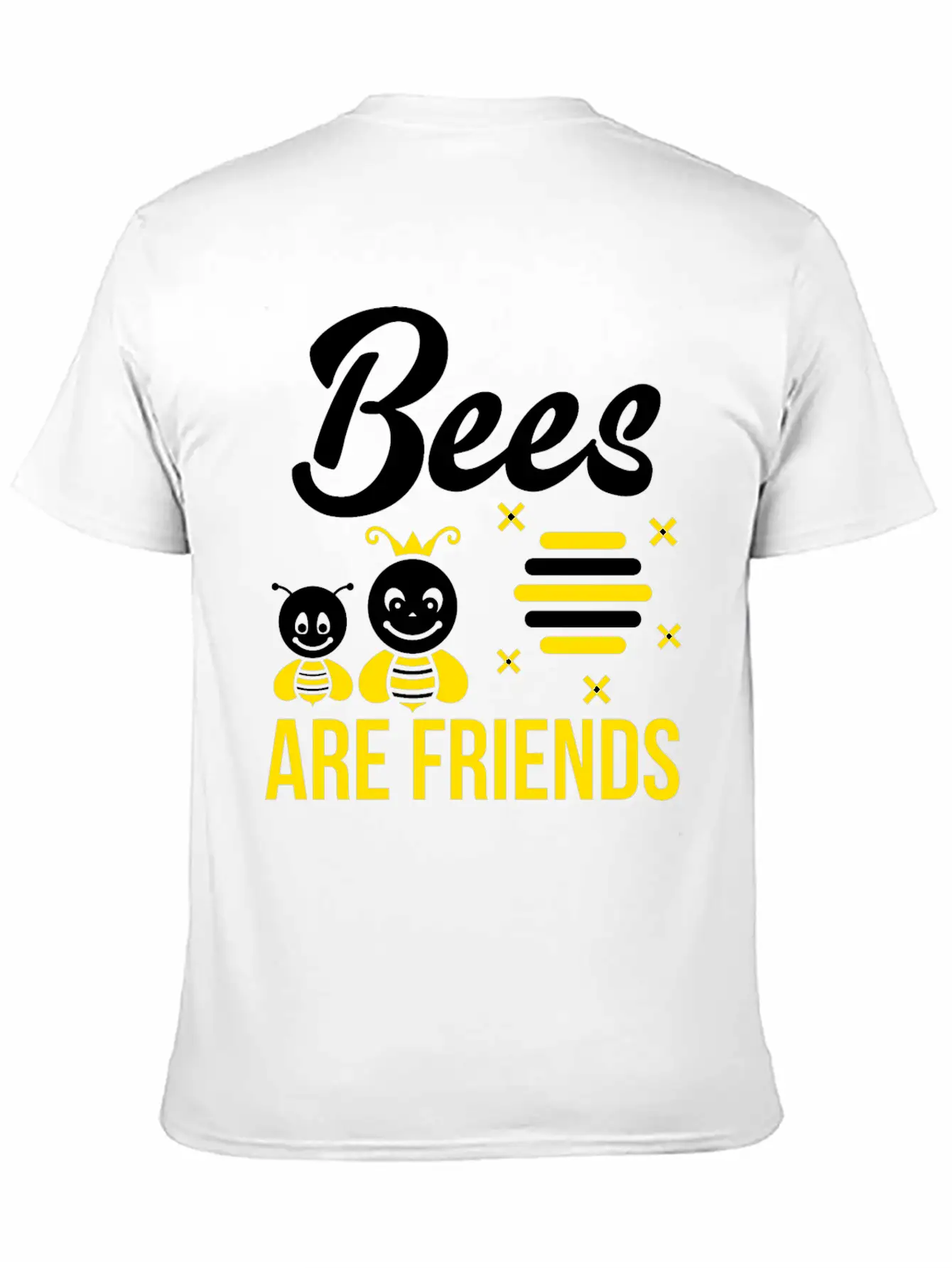 Vegan Shirt Are Friends Vegetarian Gift Tee Unisex Casual T-Shirt – Clean Design For Daily Comfort