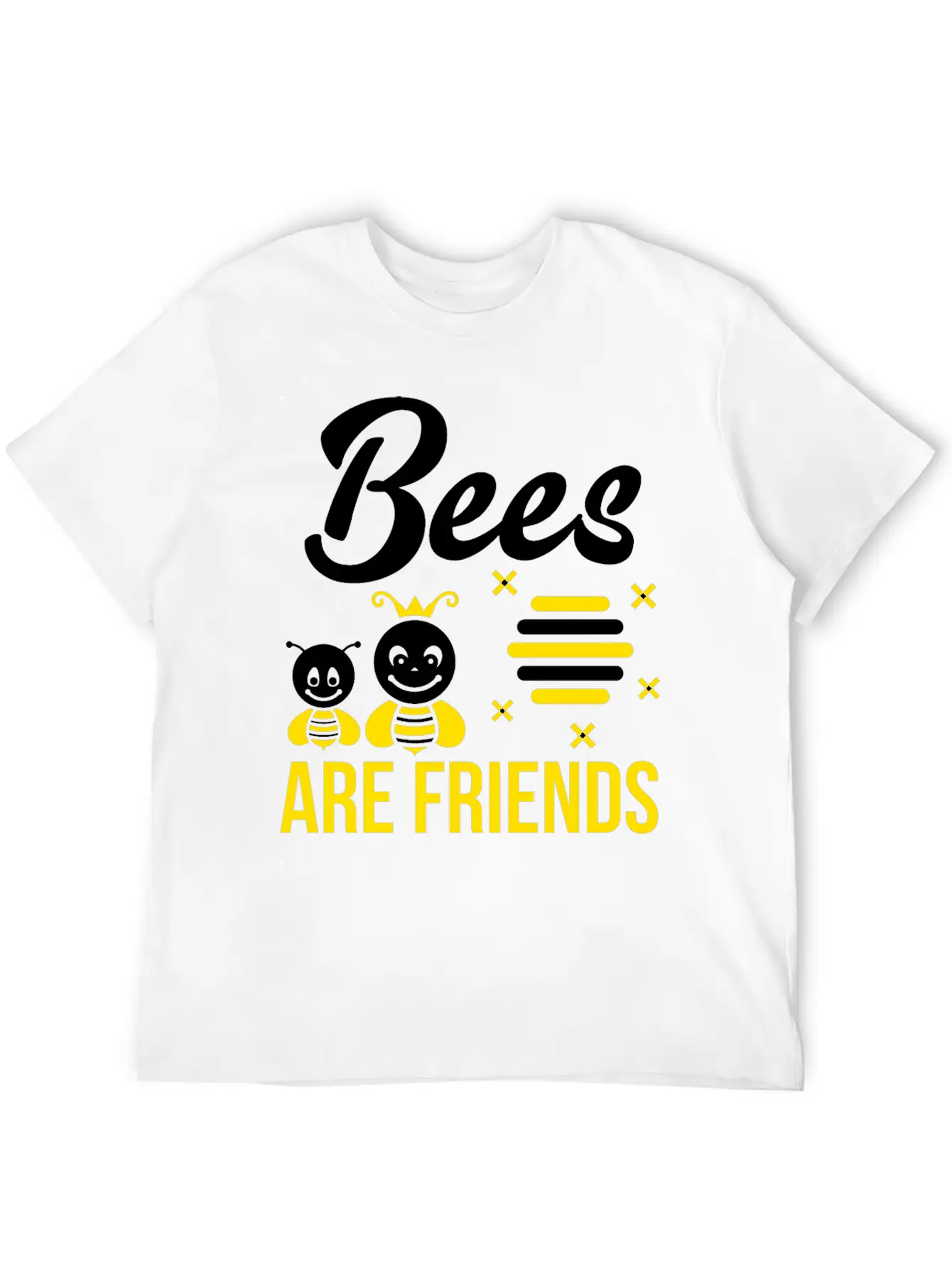 Vegan Shirt Are Friends Vegetarian Gift Tee Unisex Casual T-Shirt – Clean Design For Daily Comfort
