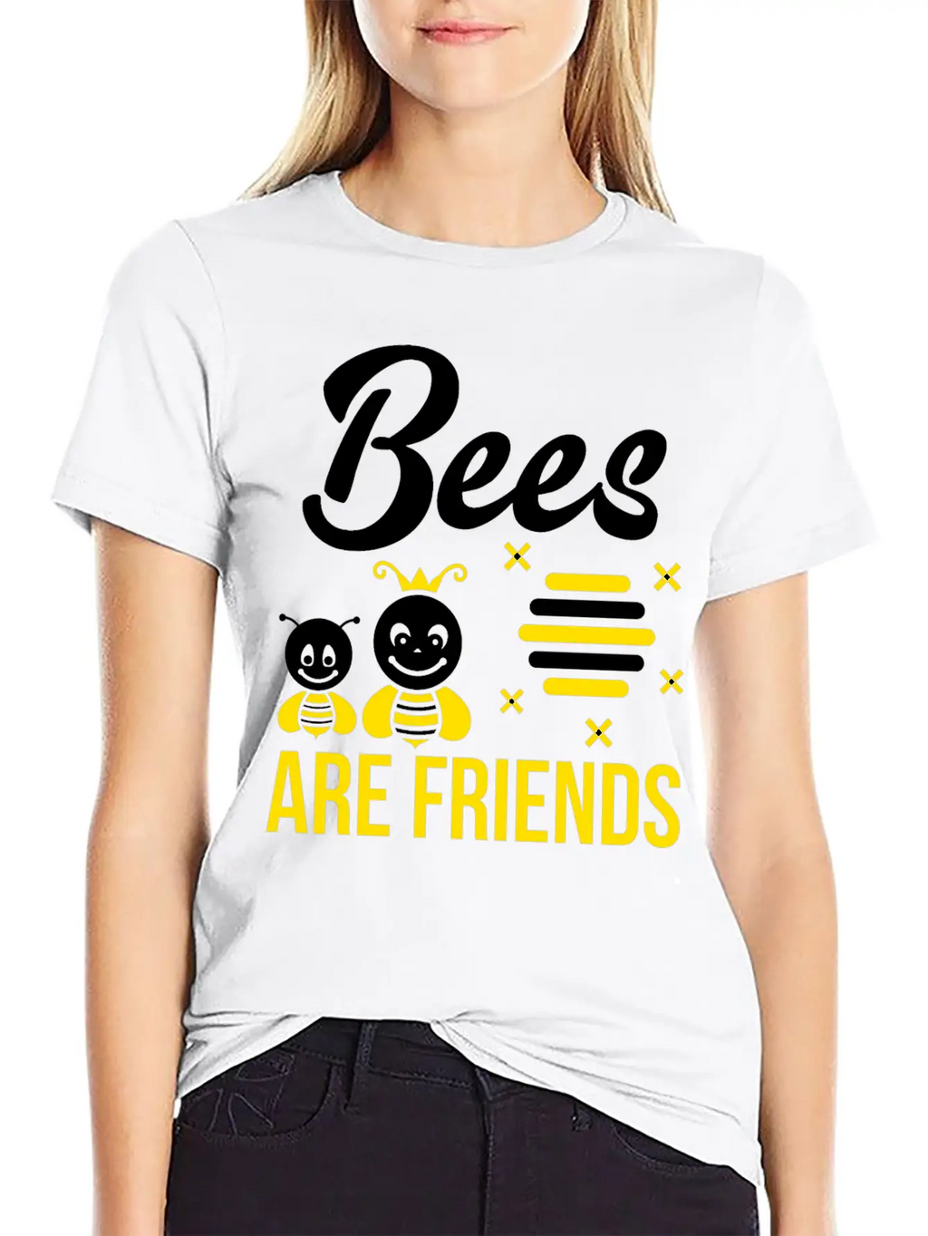 Vegan Shirt Are Friends Vegetarian Gift Tee Unisex Casual T-Shirt – Clean Design For Daily Comfort