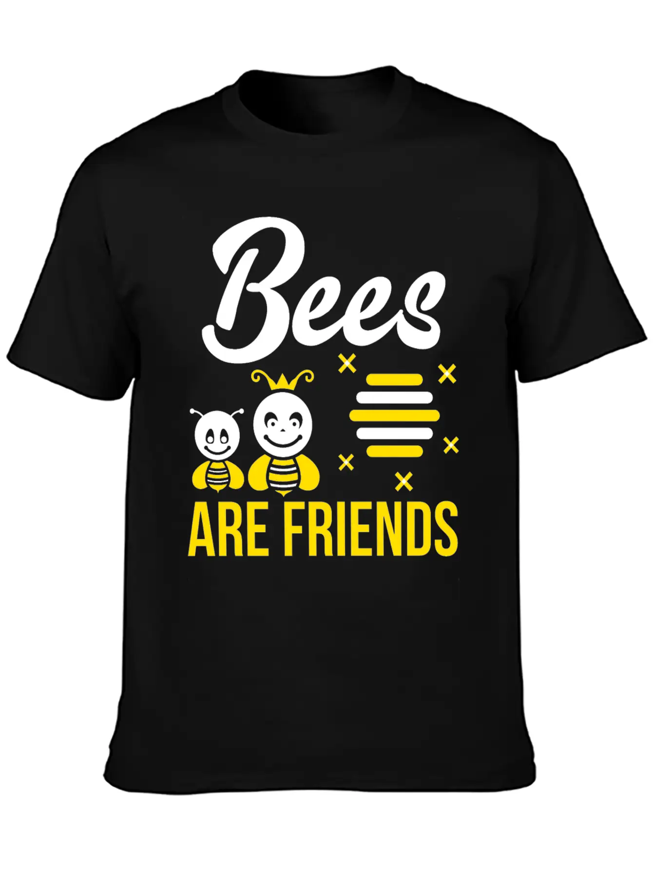 Vegan Shirt Are Friends Vegetarian Gift Tee Unisex Casual T-Shirt – Clean Design For Daily Comfort