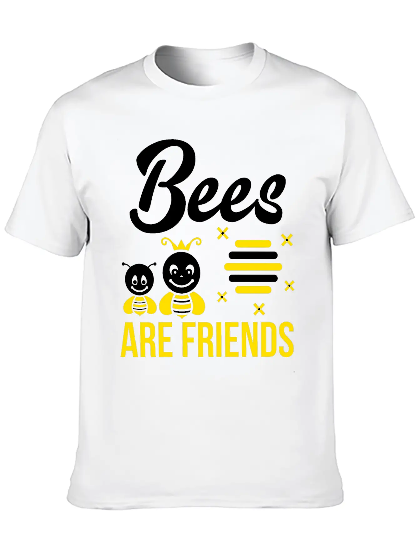Vegan Shirt Are Friends Vegetarian Gift Tee Unisex Casual T-Shirt – Clean Design For Daily Comfort