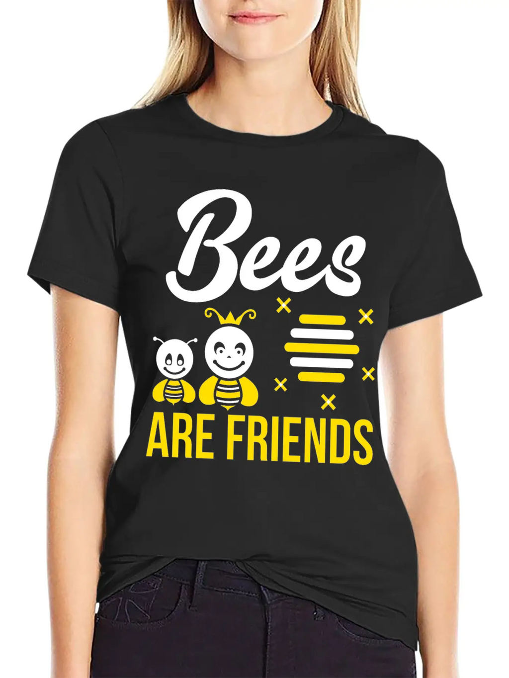 Vegan Shirt Are Friends Vegetarian Gift Tee Unisex Casual T-Shirt – Clean Design For Daily Comfort