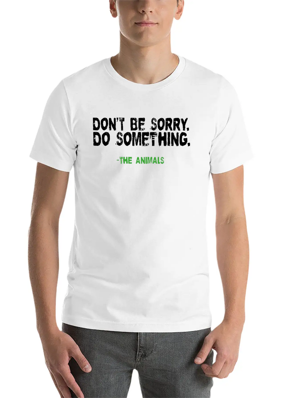 Vegan Shirt Be Sorry Do Something Vegetarian Gift Essential Cotton Tee For Daily Outfits – Unisex Style