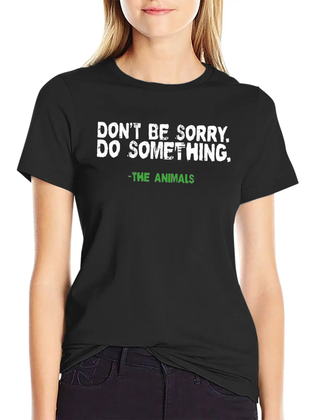 Vegan Shirt Be Sorry Do Something Vegetarian Gift Essential Cotton Tee For Daily Outfits – Unisex Style