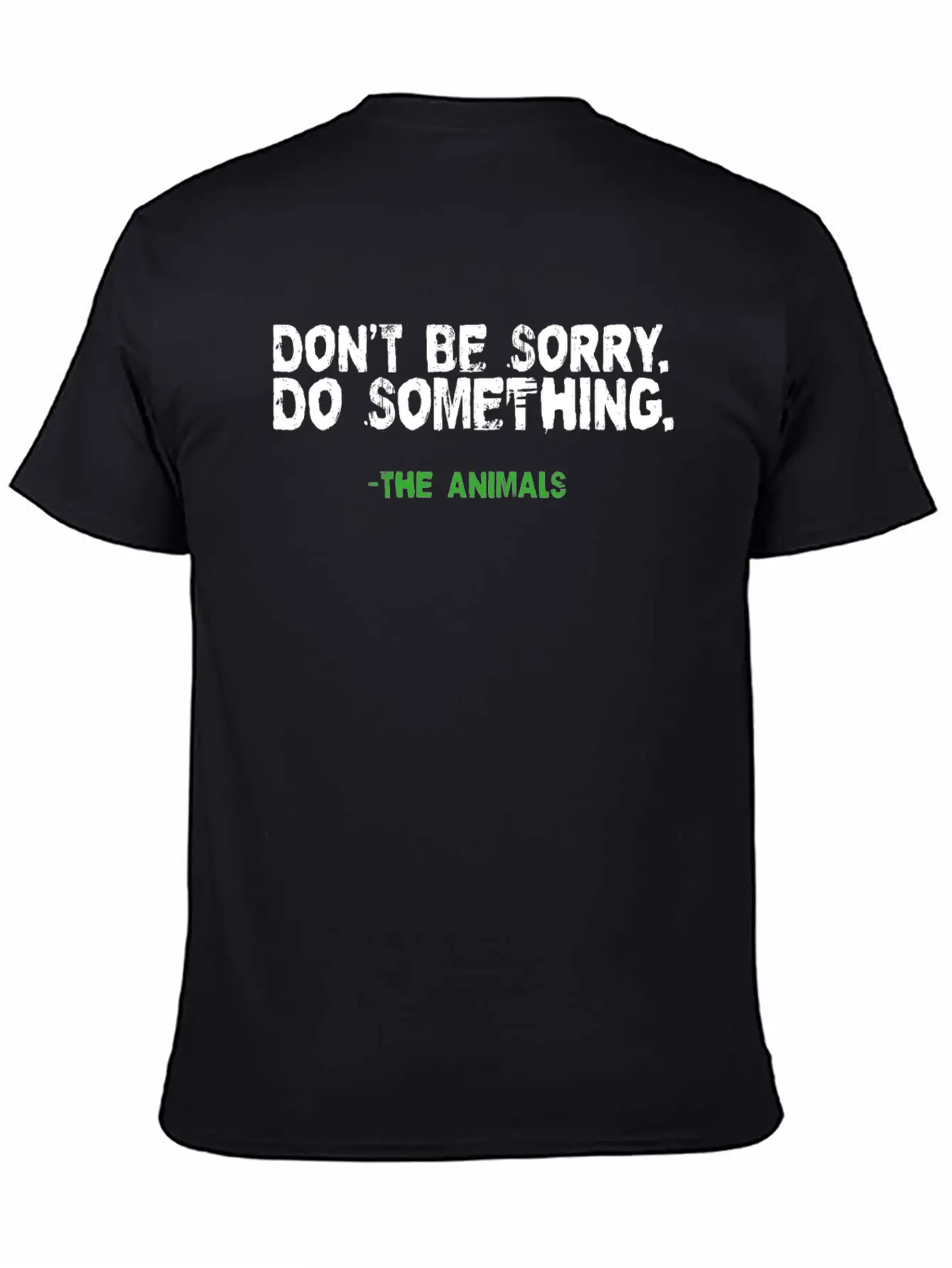 Vegan Shirt Be Sorry Do Something Vegetarian Gift Essential Cotton Tee For Daily Outfits – Unisex Style