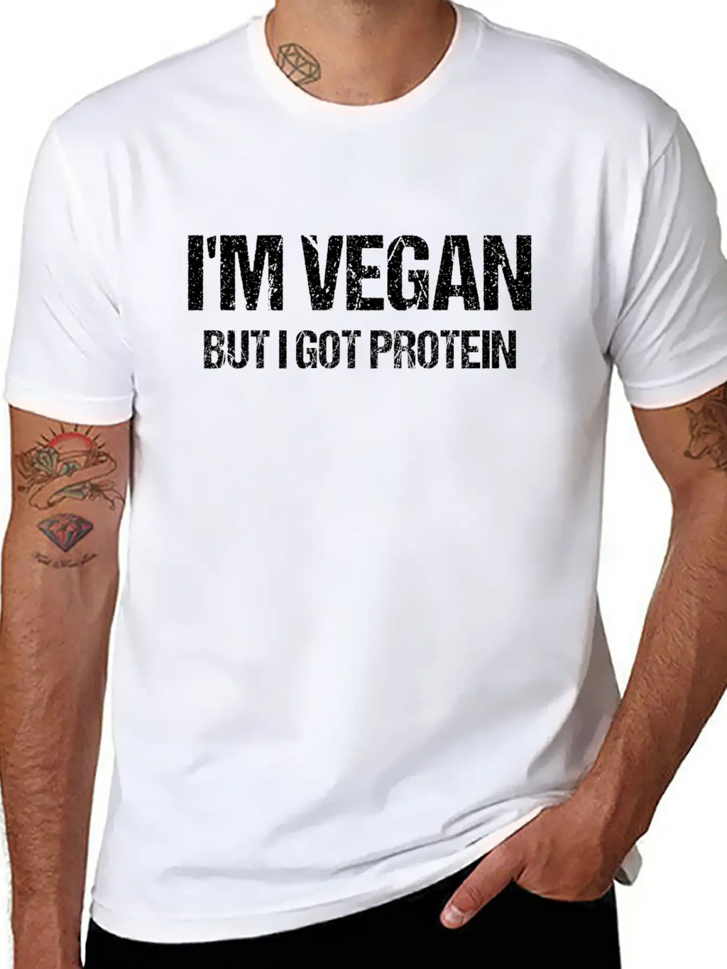 Vegan Shirt Vegetarian Ecofriendly Veggie Gift Unisex Short Sleeve Soft Cotton T-Shirt – Casual Everyday Wear