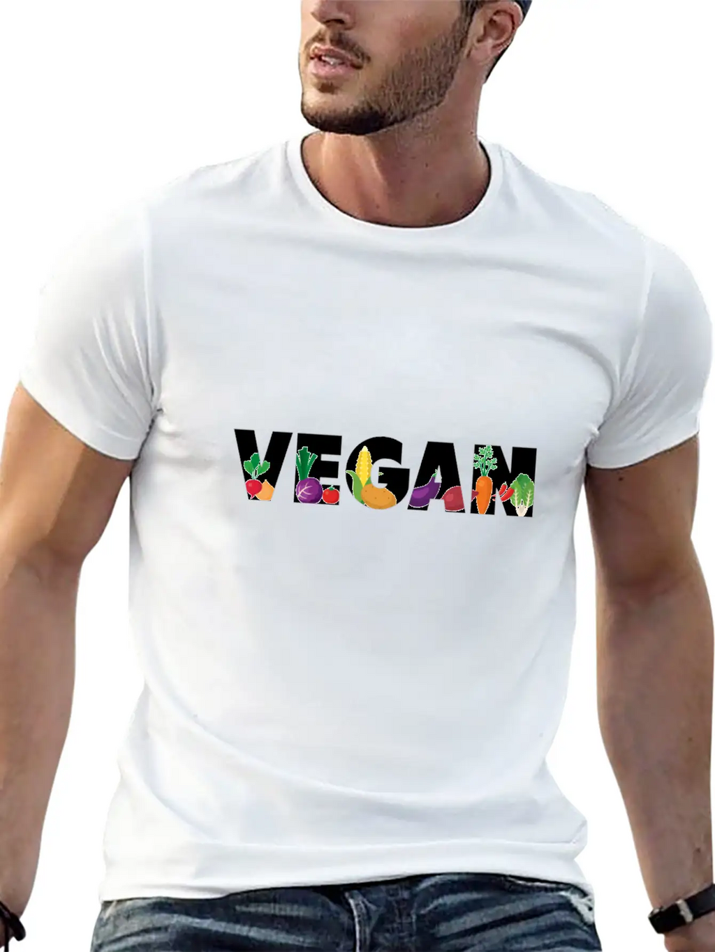 Vegan Unisex Casual T-Shirt – Clean Design For Daily Comfort