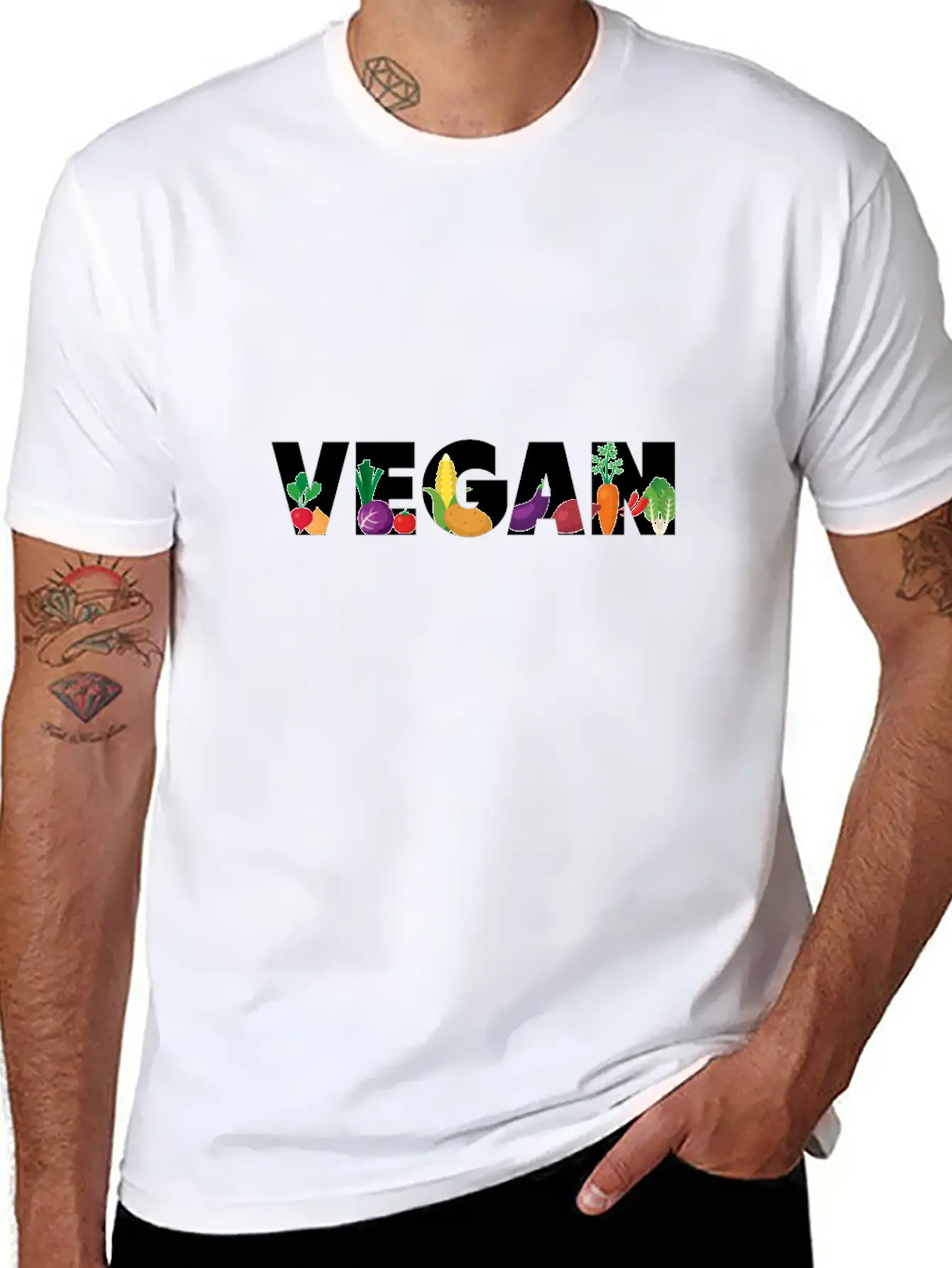 Vegan Unisex Casual T-Shirt – Clean Design For Daily Comfort