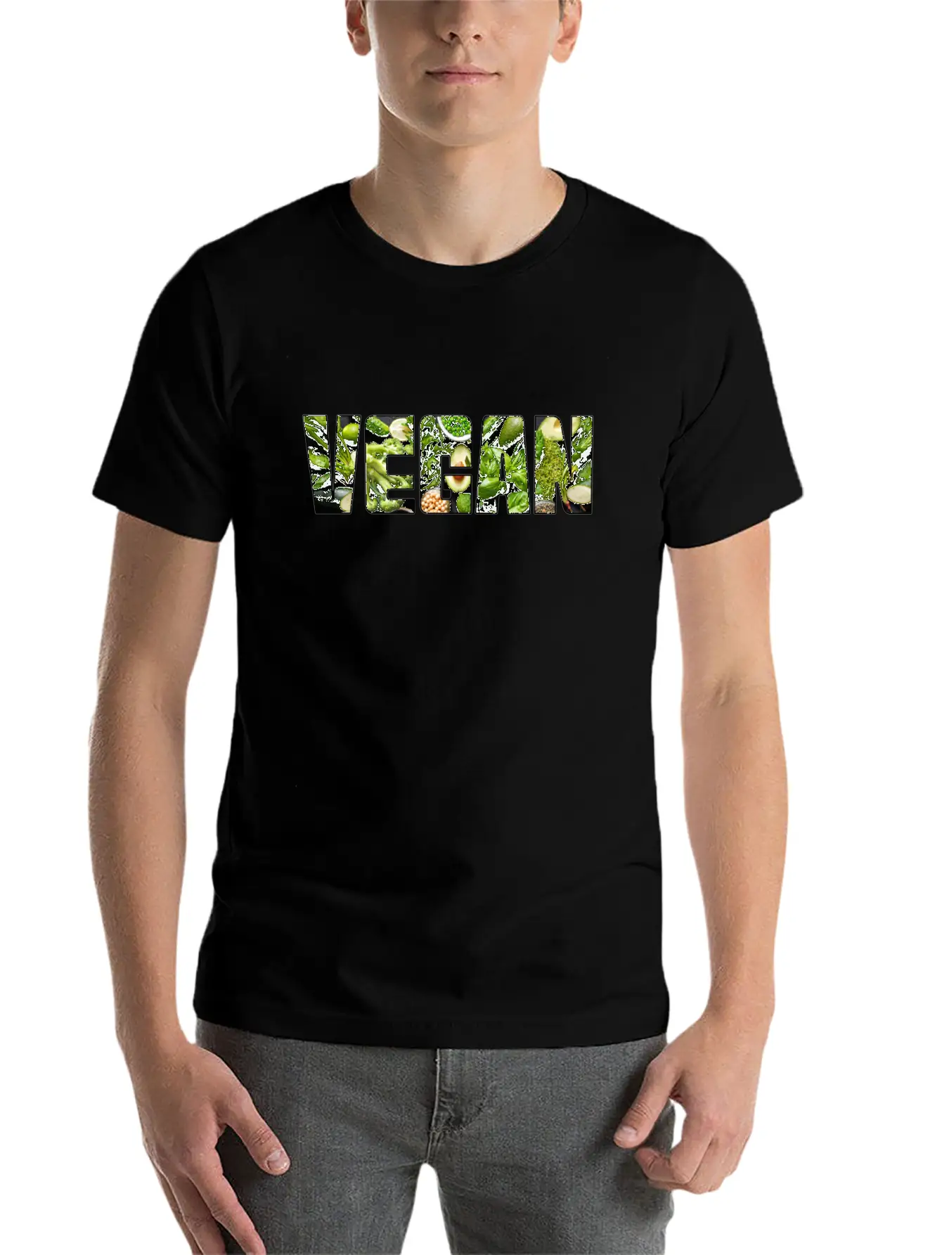 Vegan Unisex Short Sleeve Soft Cotton T-Shirt – Casual Everyday Wear