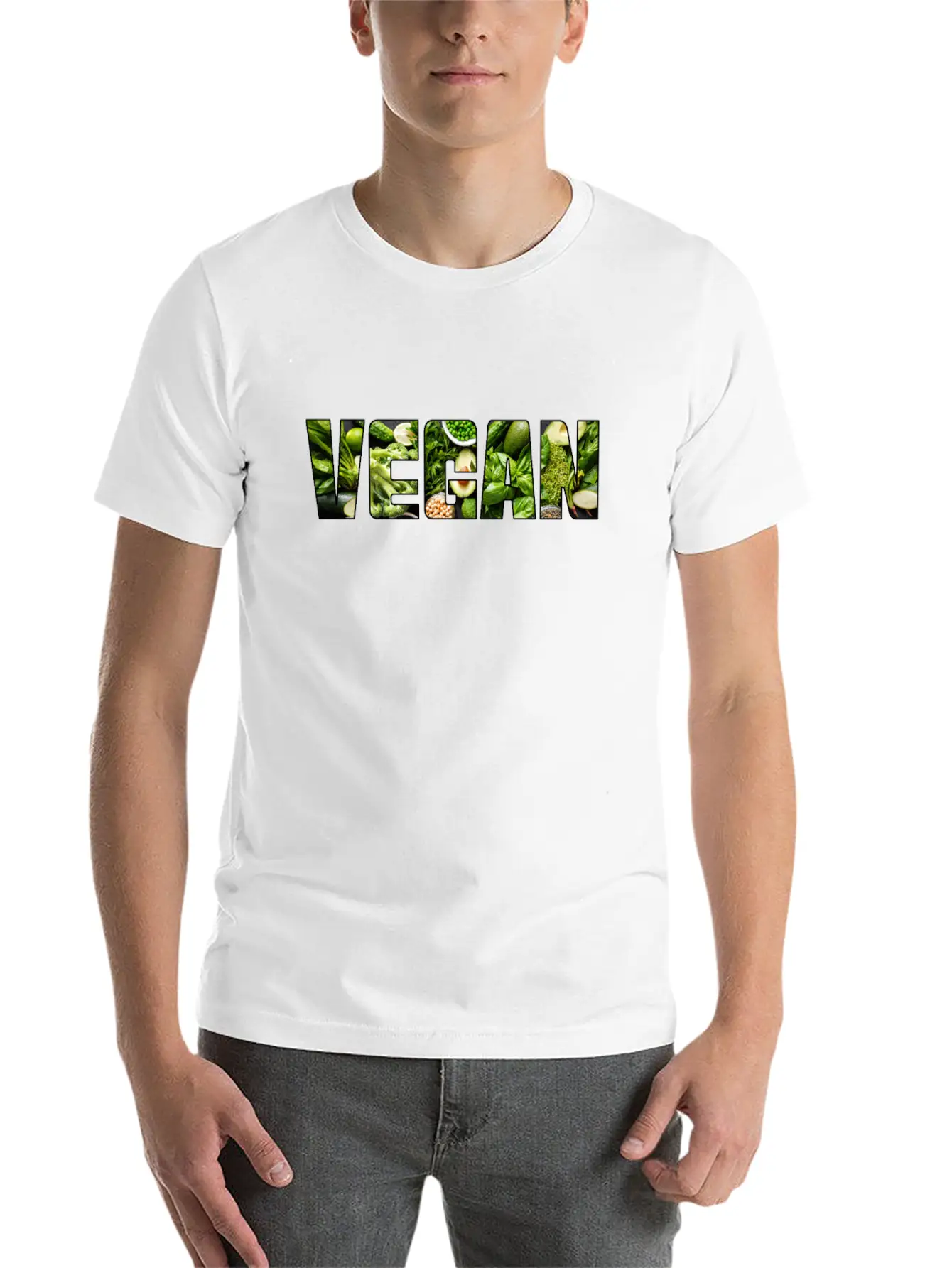 Vegan Unisex Short Sleeve Soft Cotton T-Shirt – Casual Everyday Wear