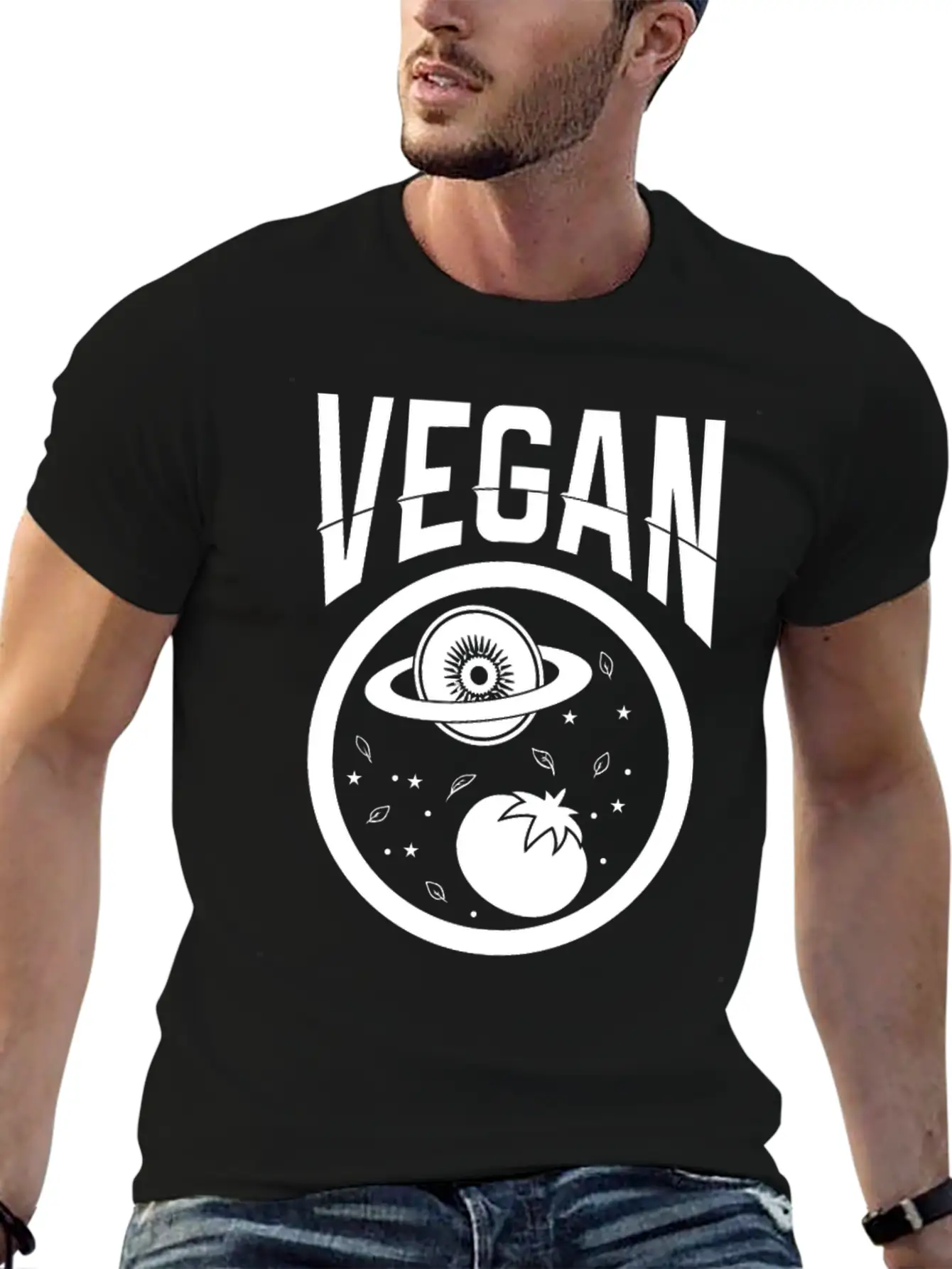 Vegan Universe Unisex Casual T-Shirt – Clean Design For Daily Comfort