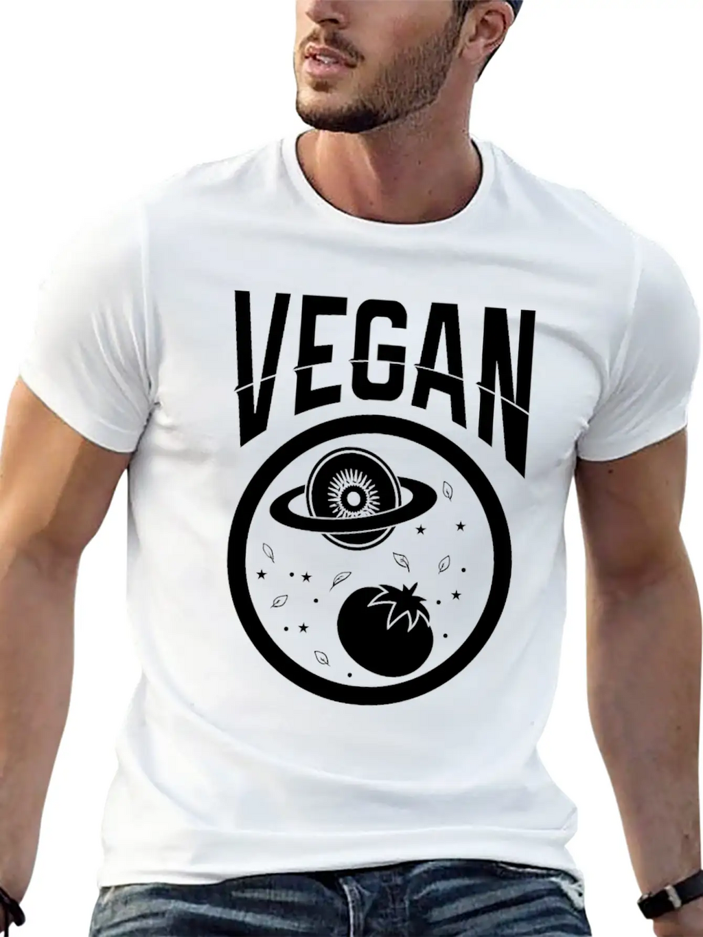 Vegan Universe Unisex Casual T-Shirt – Clean Design For Daily Comfort