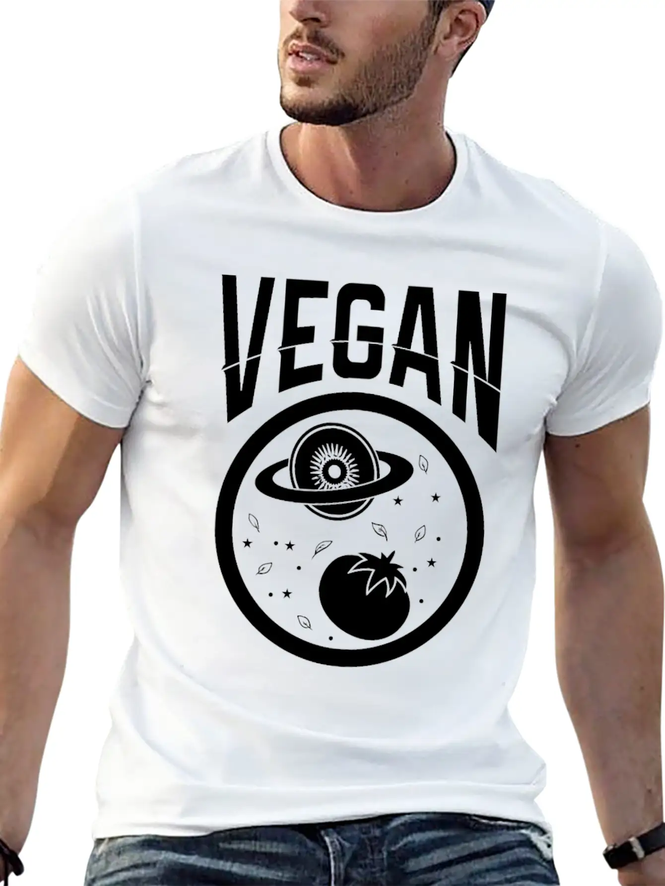 Vegan Universe Unisex Casual T-Shirt – Clean Design For Daily Comfort