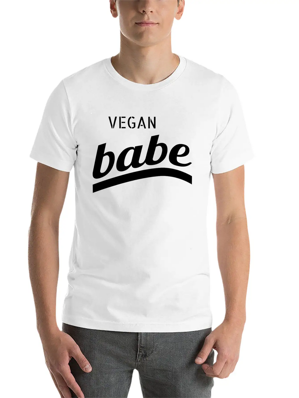 Vegan - Vegan Babe Casual Graphic T-Shirt – Simple And Comfortable Daily Wear