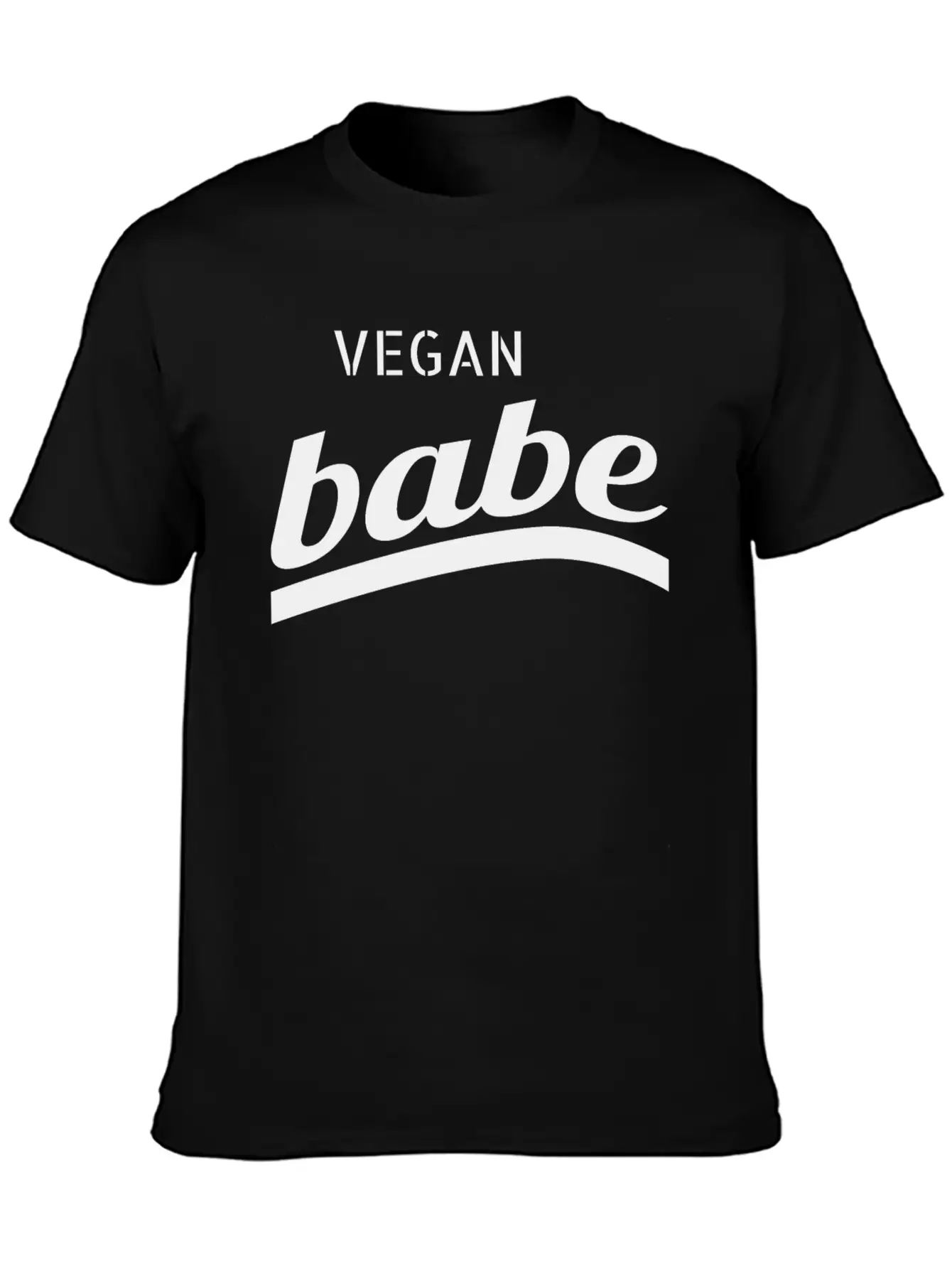 Vegan - Vegan Babe Casual Graphic T-Shirt – Simple And Comfortable Daily Wear