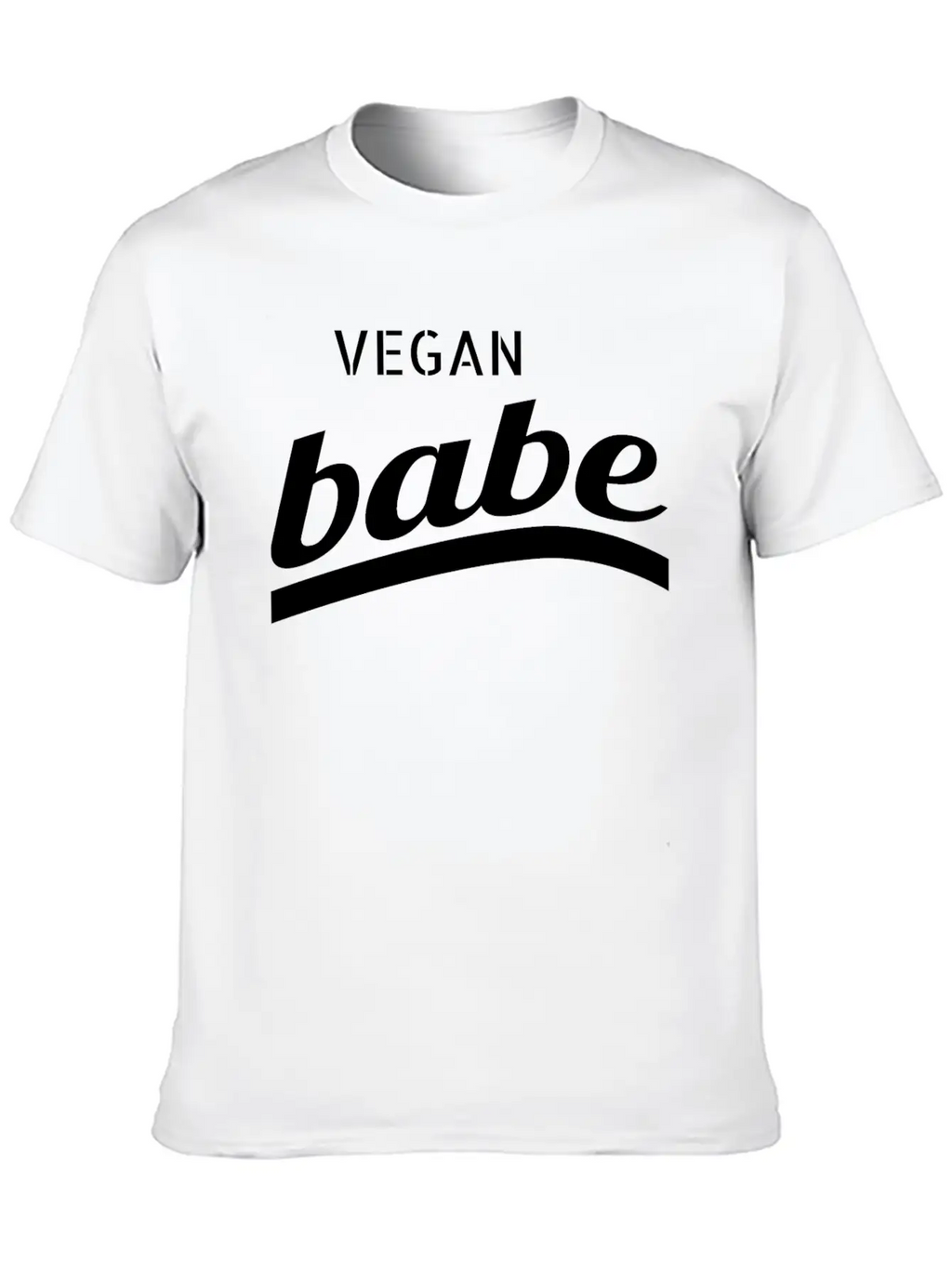 Vegan - Vegan Babe Casual Graphic T-Shirt – Simple And Comfortable Daily Wear