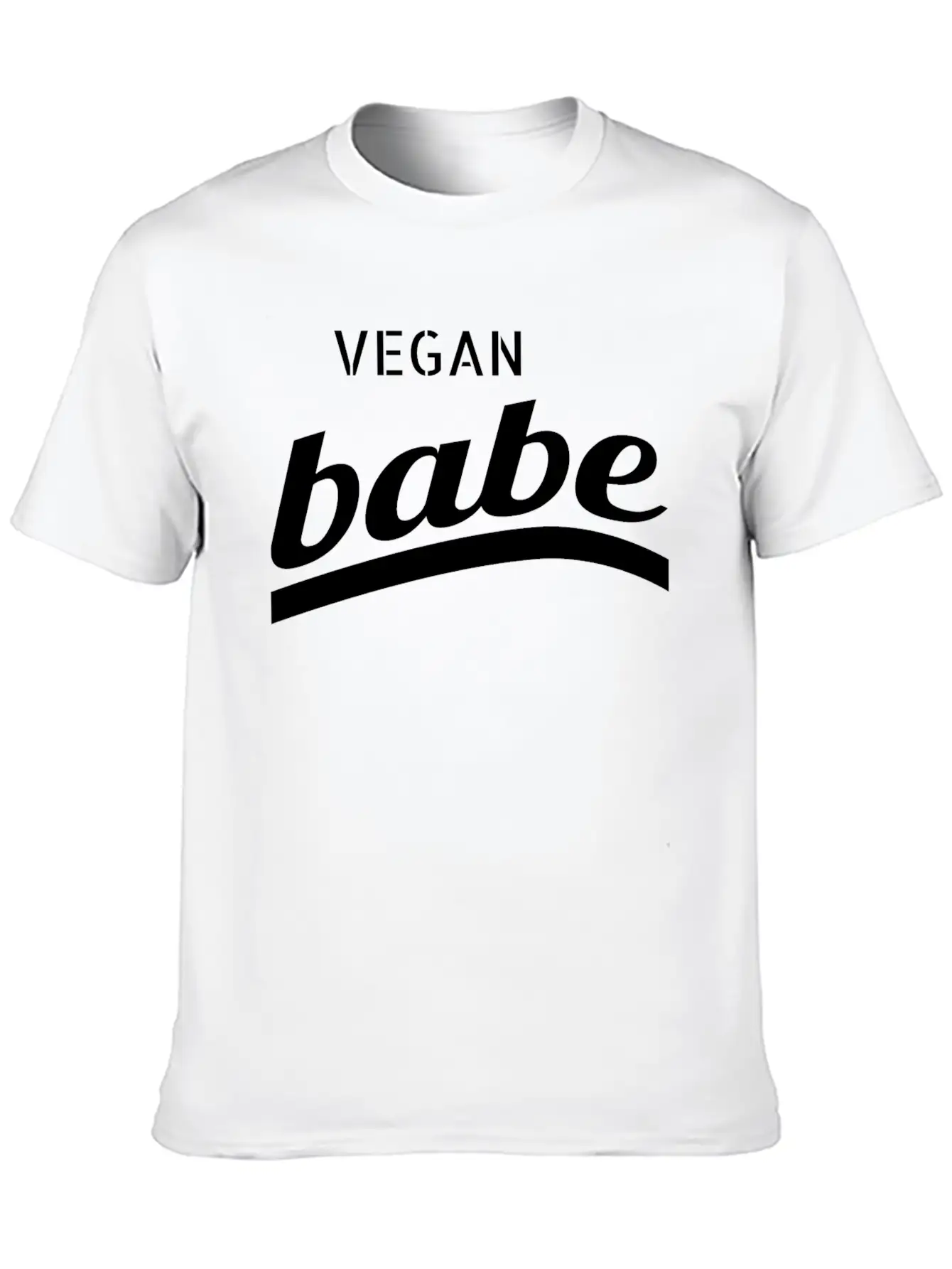 Vegan - Vegan Babe Casual Graphic T-Shirt – Simple And Comfortable Daily Wear