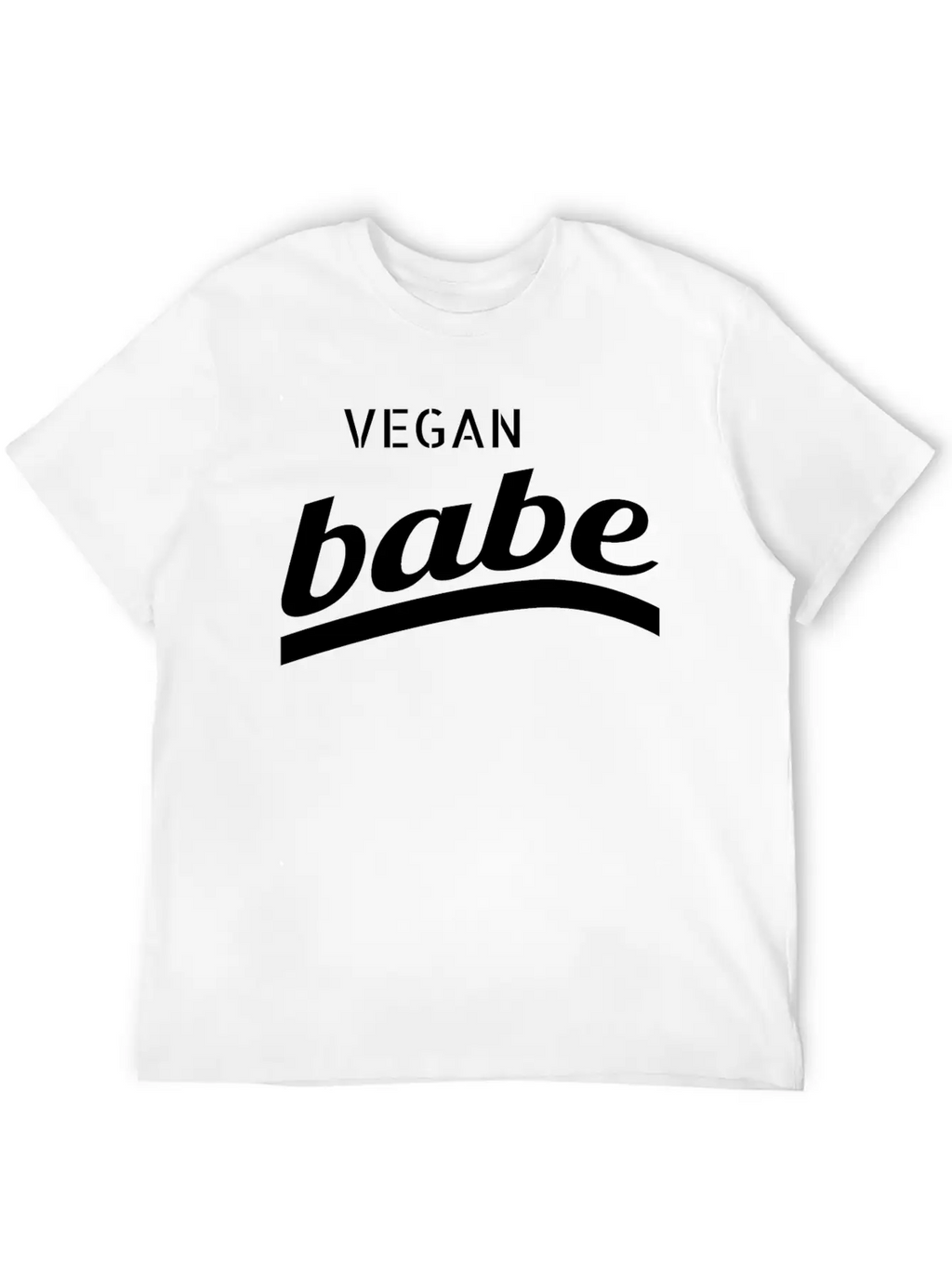 Vegan - Vegan Babe Casual Graphic T-Shirt – Simple And Comfortable Daily Wear
