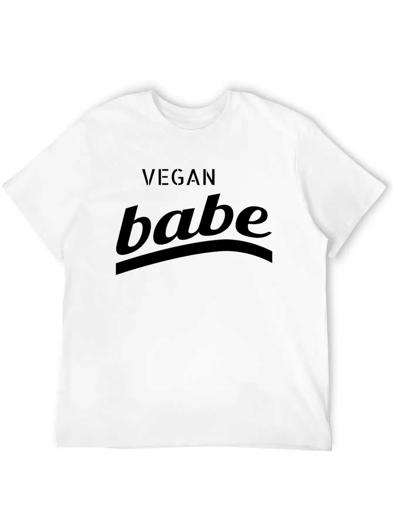 Vegan - Vegan Babe Casual Graphic T-Shirt – Simple And Comfortable Daily Wear