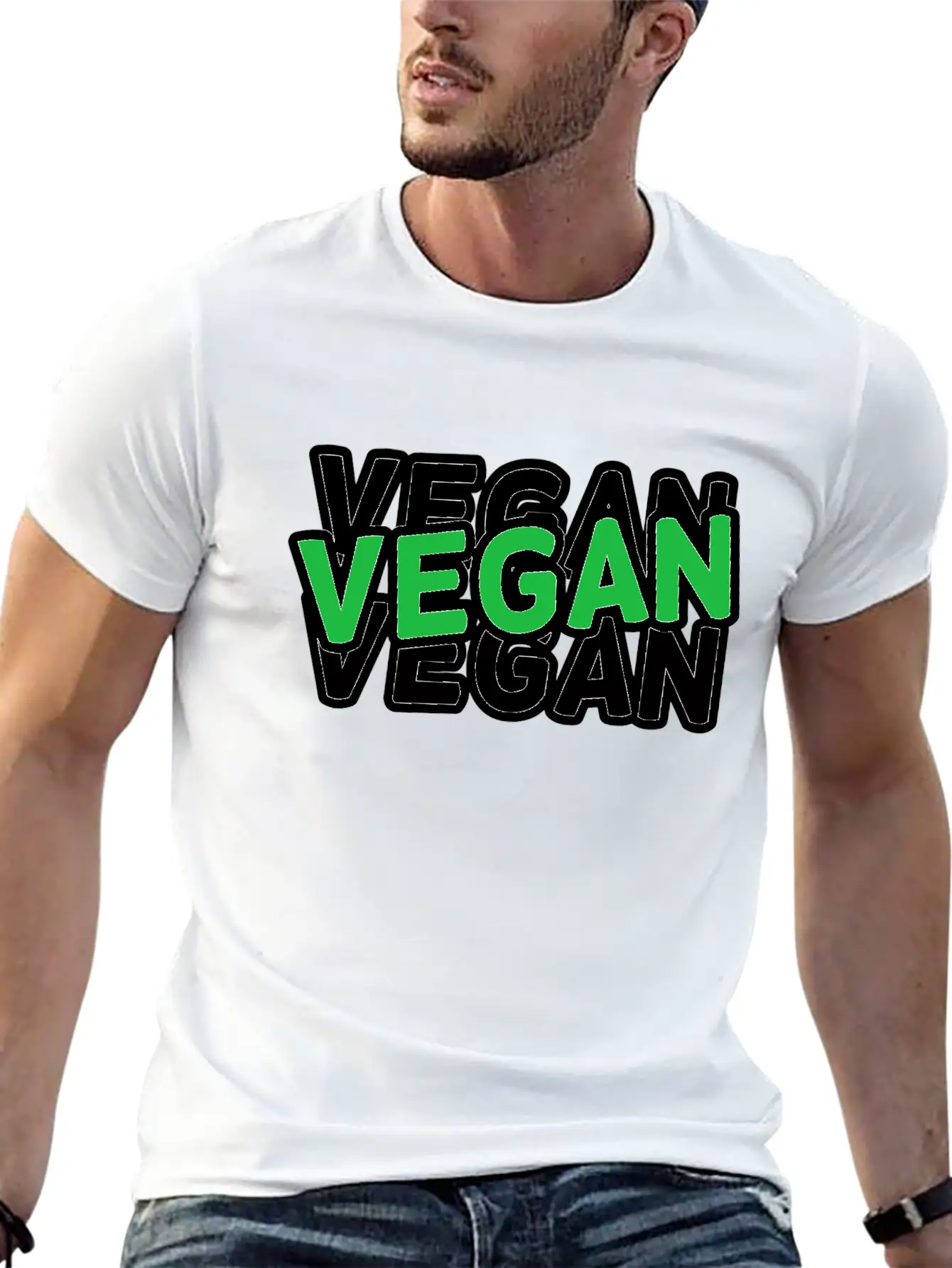 Vegan, Vegans Essential Cotton Tee For Daily Outfits – Unisex Style