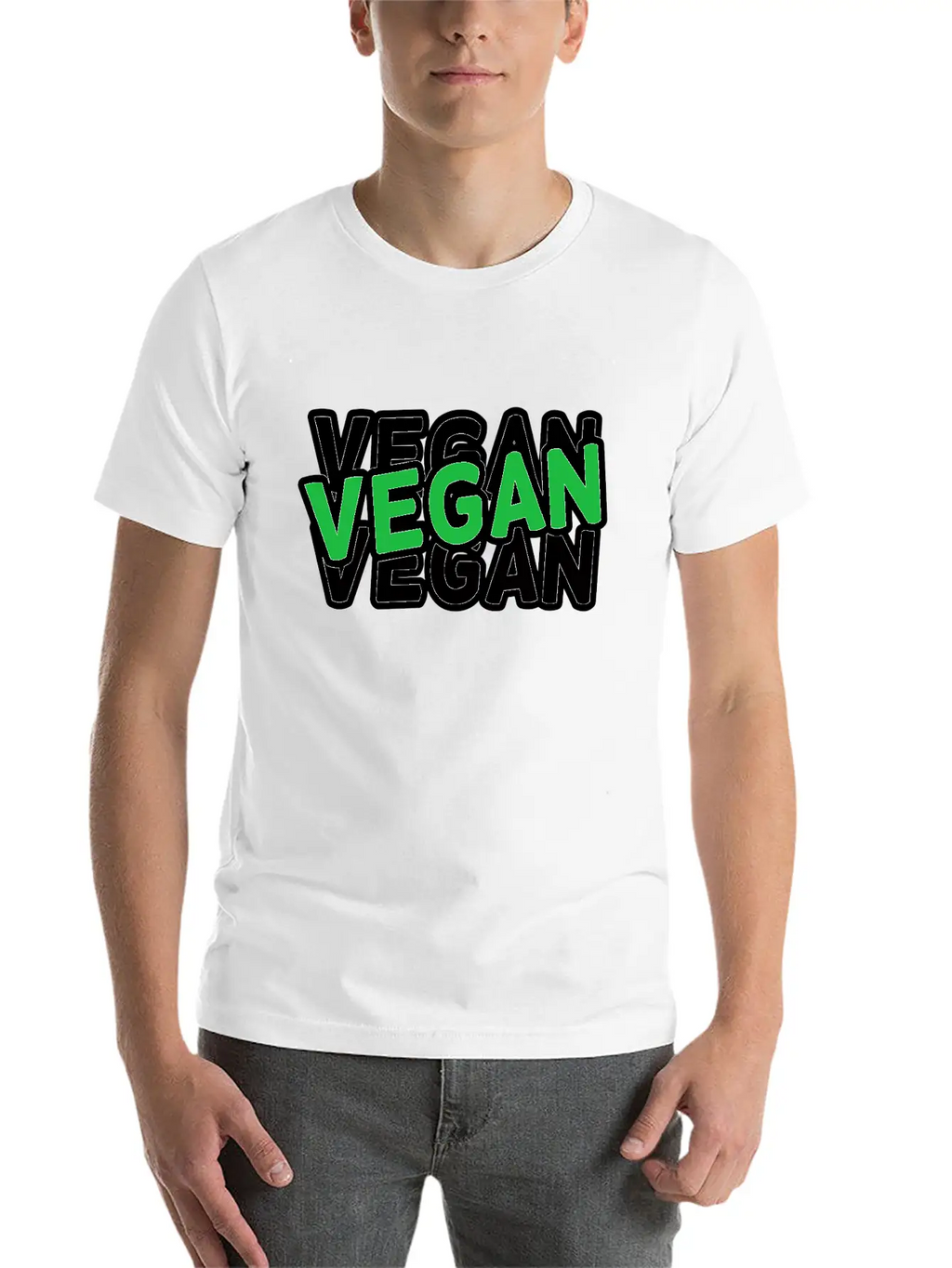 Vegan, Vegans Essential Cotton Tee For Daily Outfits – Unisex Style