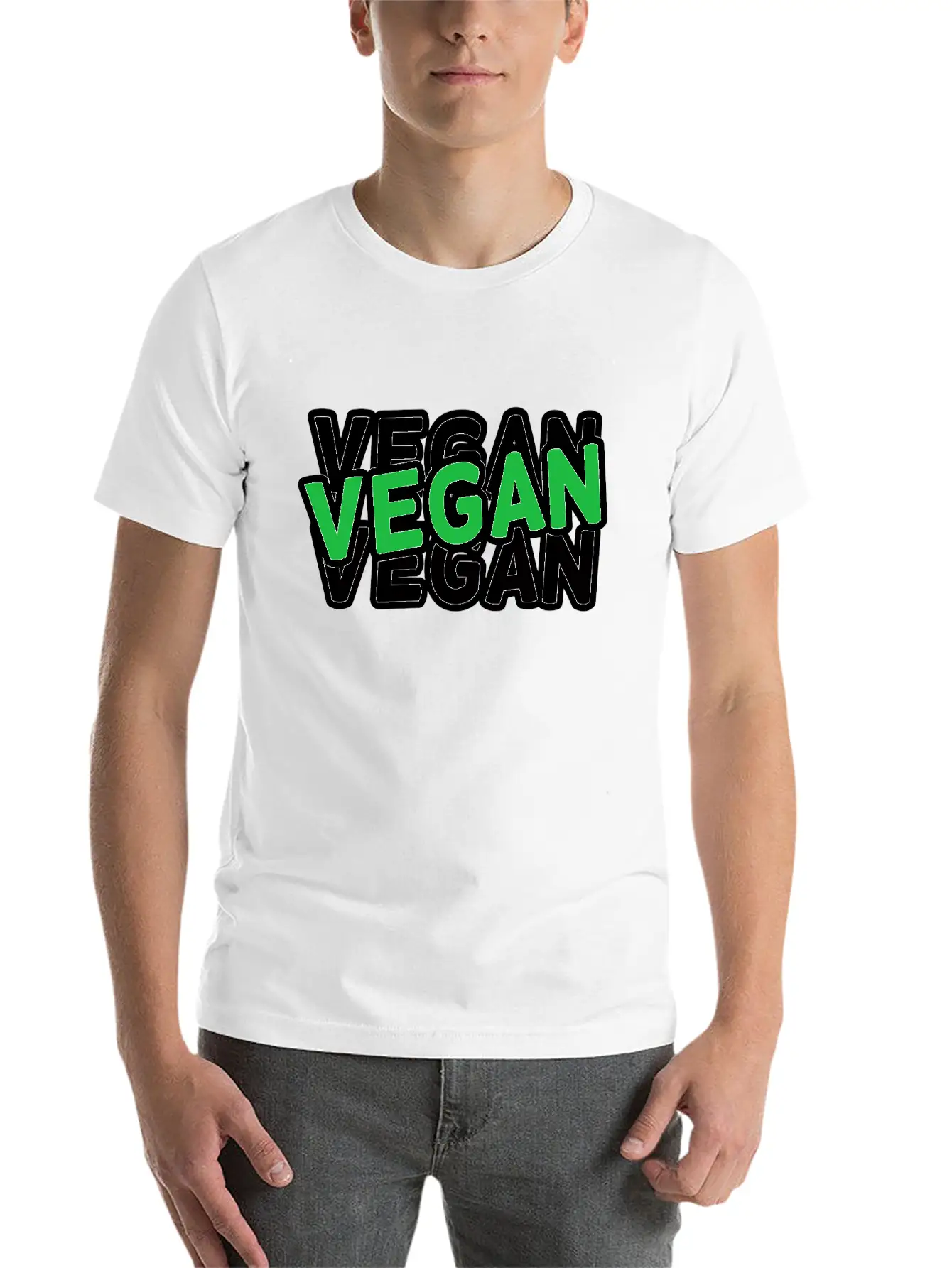 Vegan, Vegans Essential Cotton Tee For Daily Outfits – Unisex Style