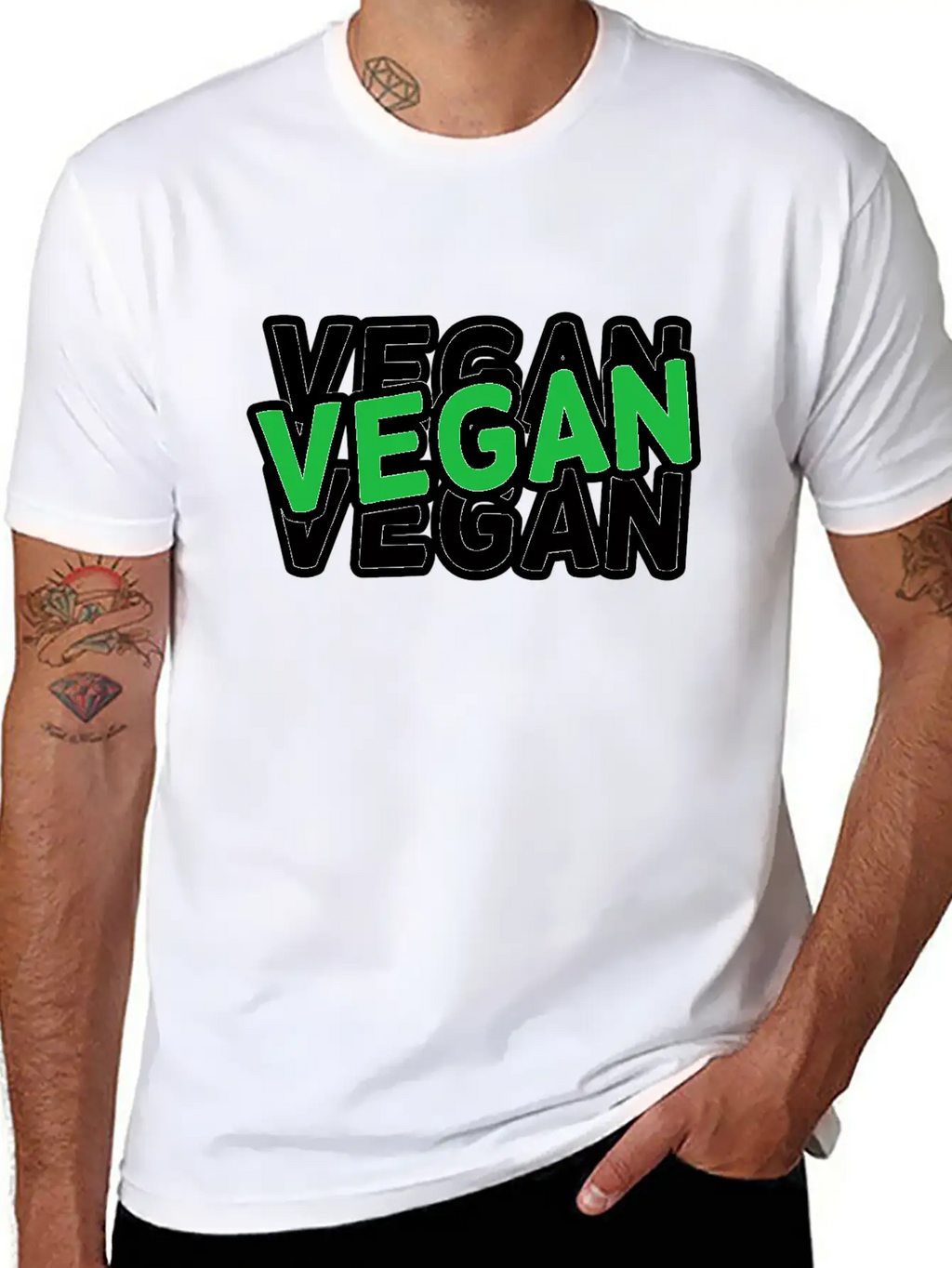 Vegan, Vegans Essential Cotton Tee For Daily Outfits – Unisex Style
