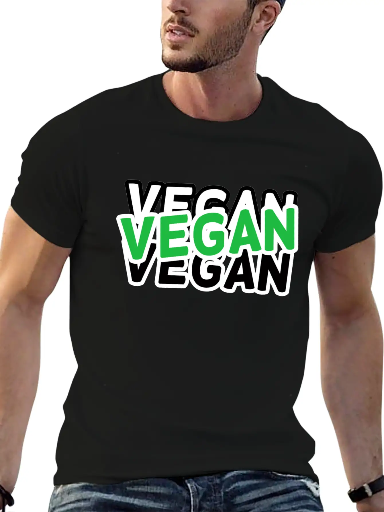 Vegan, Vegans Essential Cotton Tee For Daily Outfits – Unisex Style