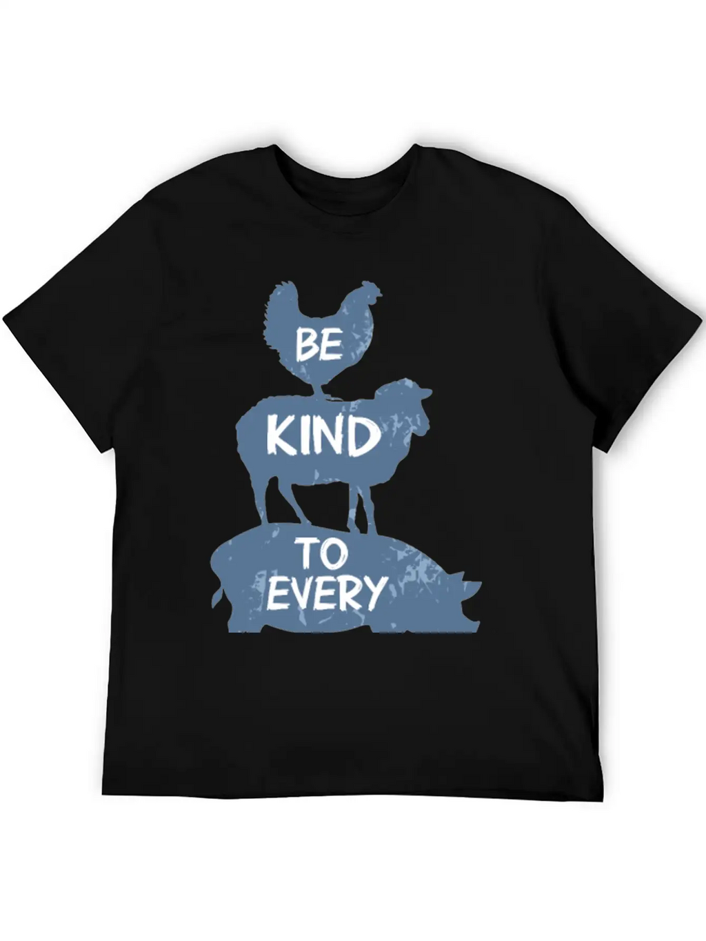 Vegan Vegetarian Animal Welfare Gift Idea Breathable Soft Cotton T-Shirt – Timeless Casual Look