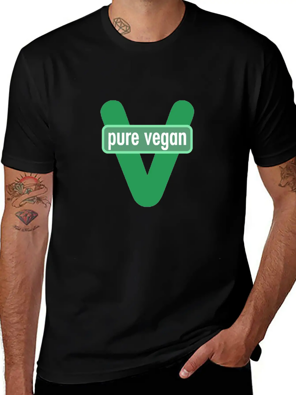 Vegan Vegetarian Animal Welfare Gift Idea Unisex Casual T-Shirt – Clean Design For Daily Comfort