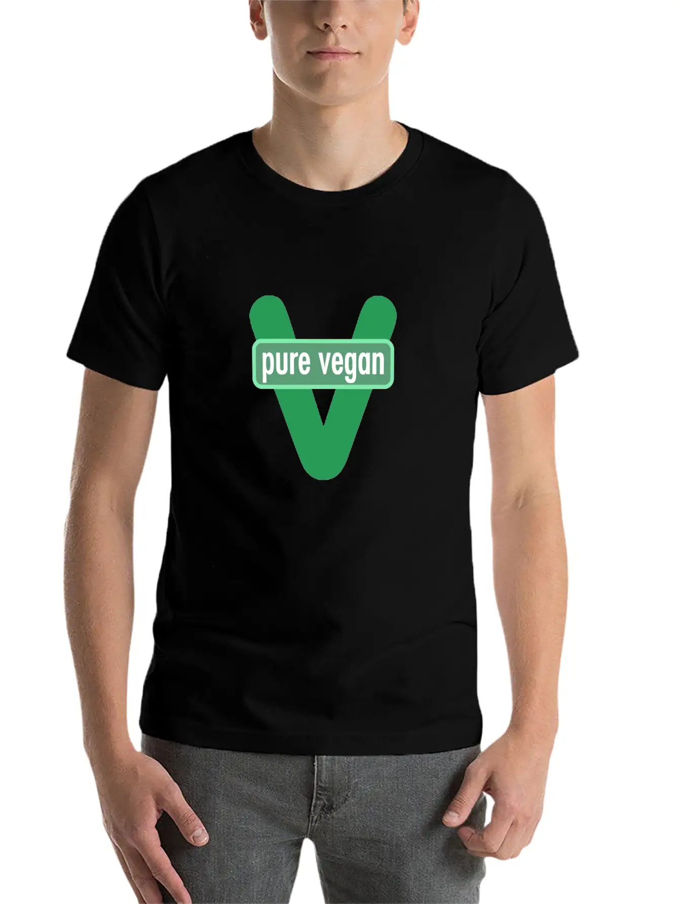 Vegan Vegetarian Animal Welfare Gift Idea Unisex Casual T-Shirt – Clean Design For Daily Comfort