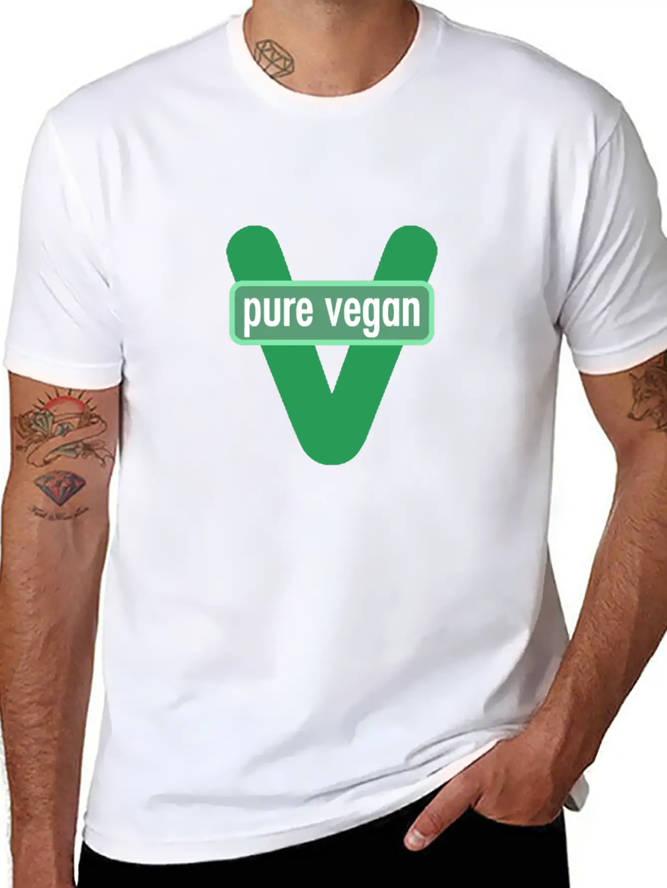 Vegan Vegetarian Animal Welfare Gift Idea Unisex Casual T-Shirt – Clean Design For Daily Comfort