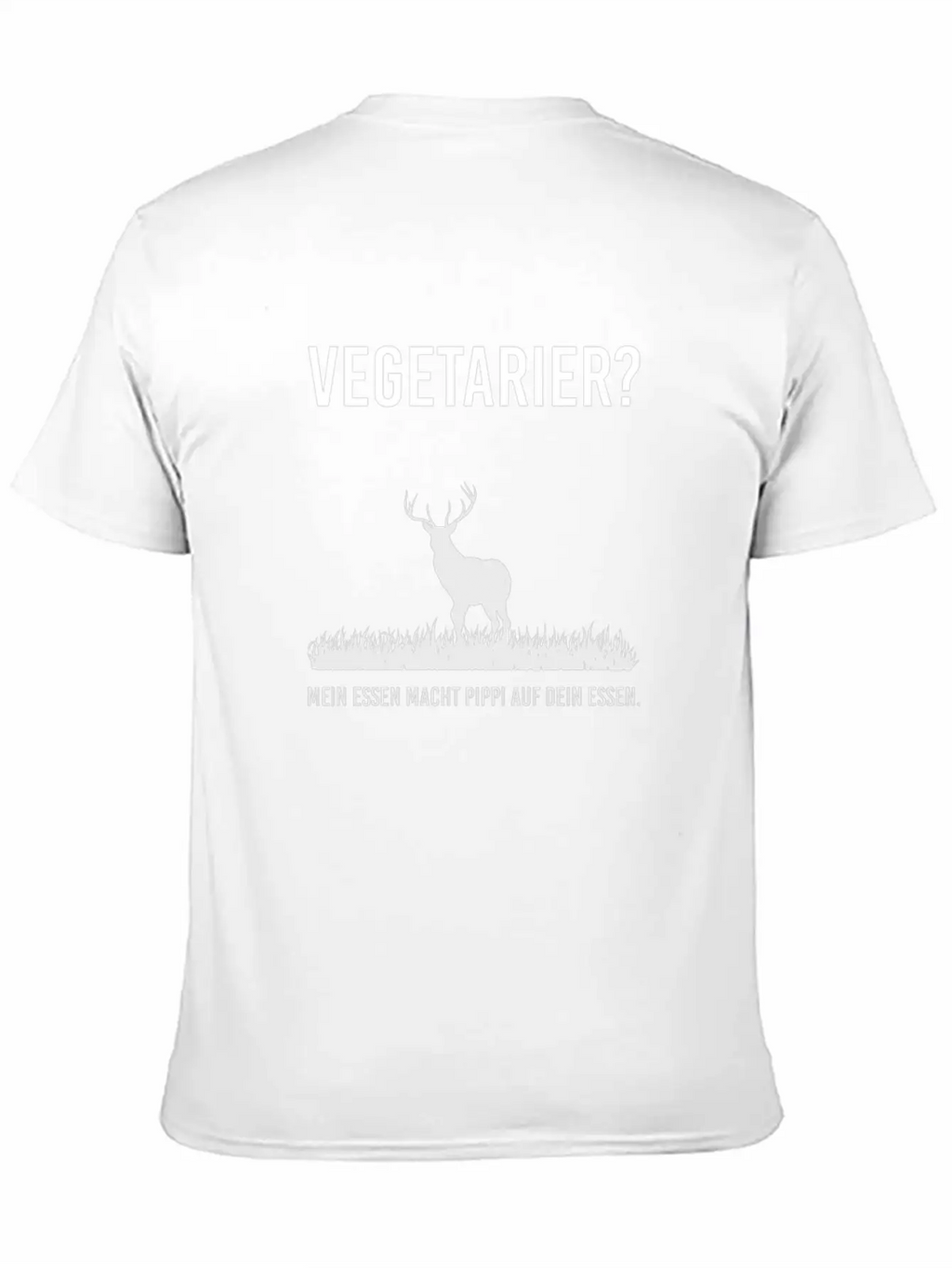 Vegan Vegetarian Vegan Vegetarian For Hunters Unisex Casual T-Shirt – Clean Design For Daily Comfort