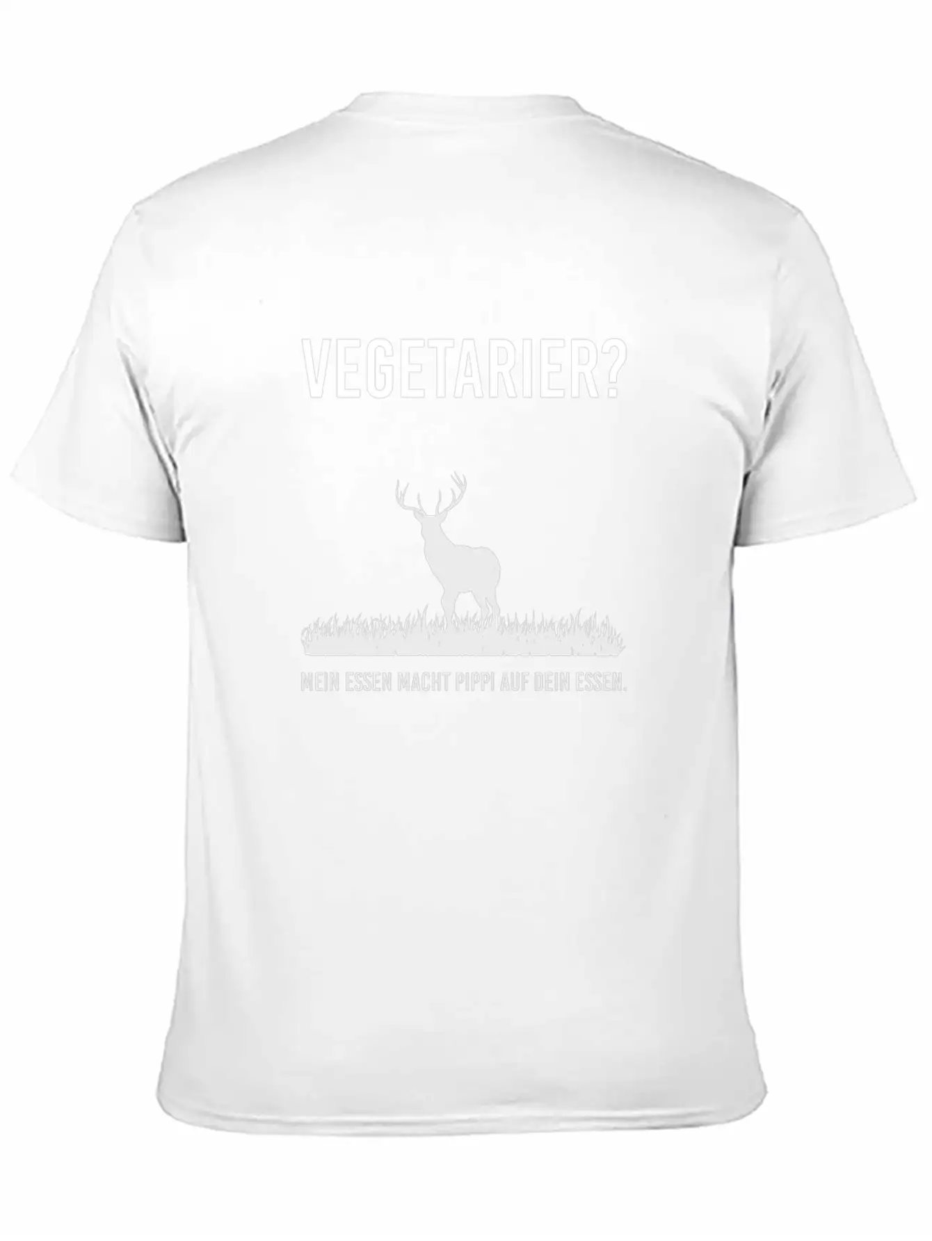 Vegan Vegetarian Vegan Vegetarian For Hunters Unisex Casual T-Shirt – Clean Design For Daily Comfort