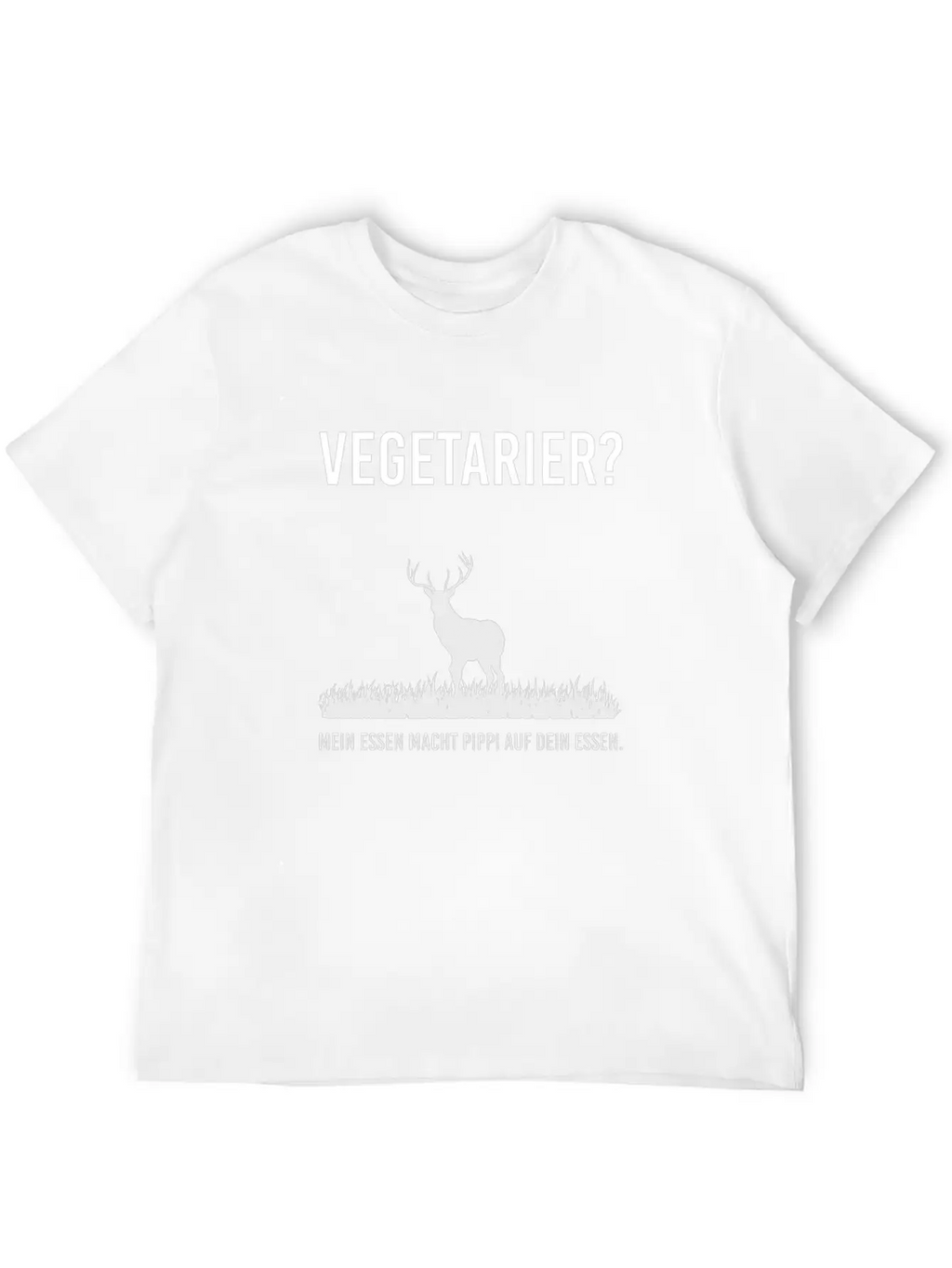 Vegan Vegetarian Vegan Vegetarian For Hunters Unisex Casual T-Shirt – Clean Design For Daily Comfort