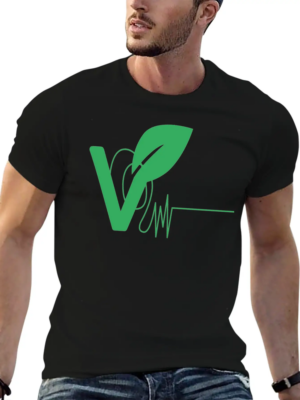 Vegan Vibe - Vegetarian Classic Fit Graphic Tee For Daily Comfort – Unisex Cotton Shirt