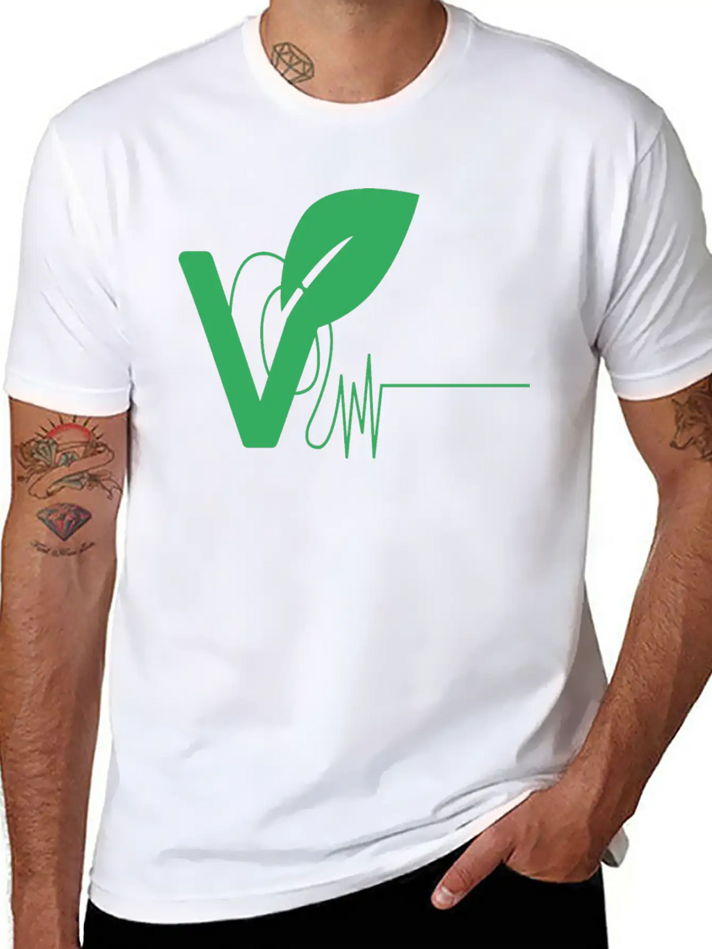 Vegan Vibe - Vegetarian Classic Fit Graphic Tee For Daily Comfort – Unisex Cotton Shirt