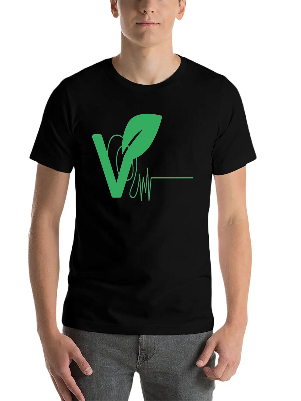 Vegan Vibe - Vegetarian Classic Fit Graphic Tee For Daily Comfort – Unisex Cotton Shirt