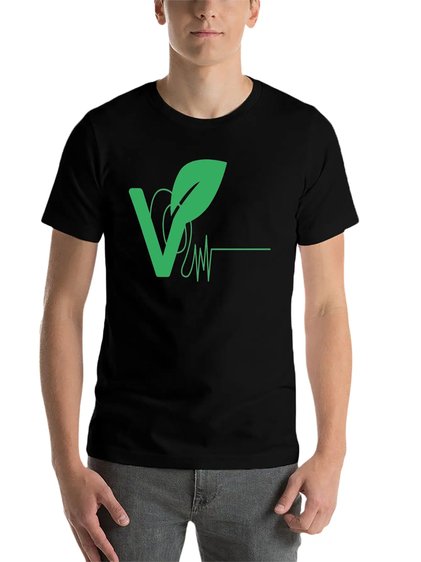 Vegan Vibe - Vegetarian Classic Fit Graphic Tee For Daily Comfort – Unisex Cotton Shirt
