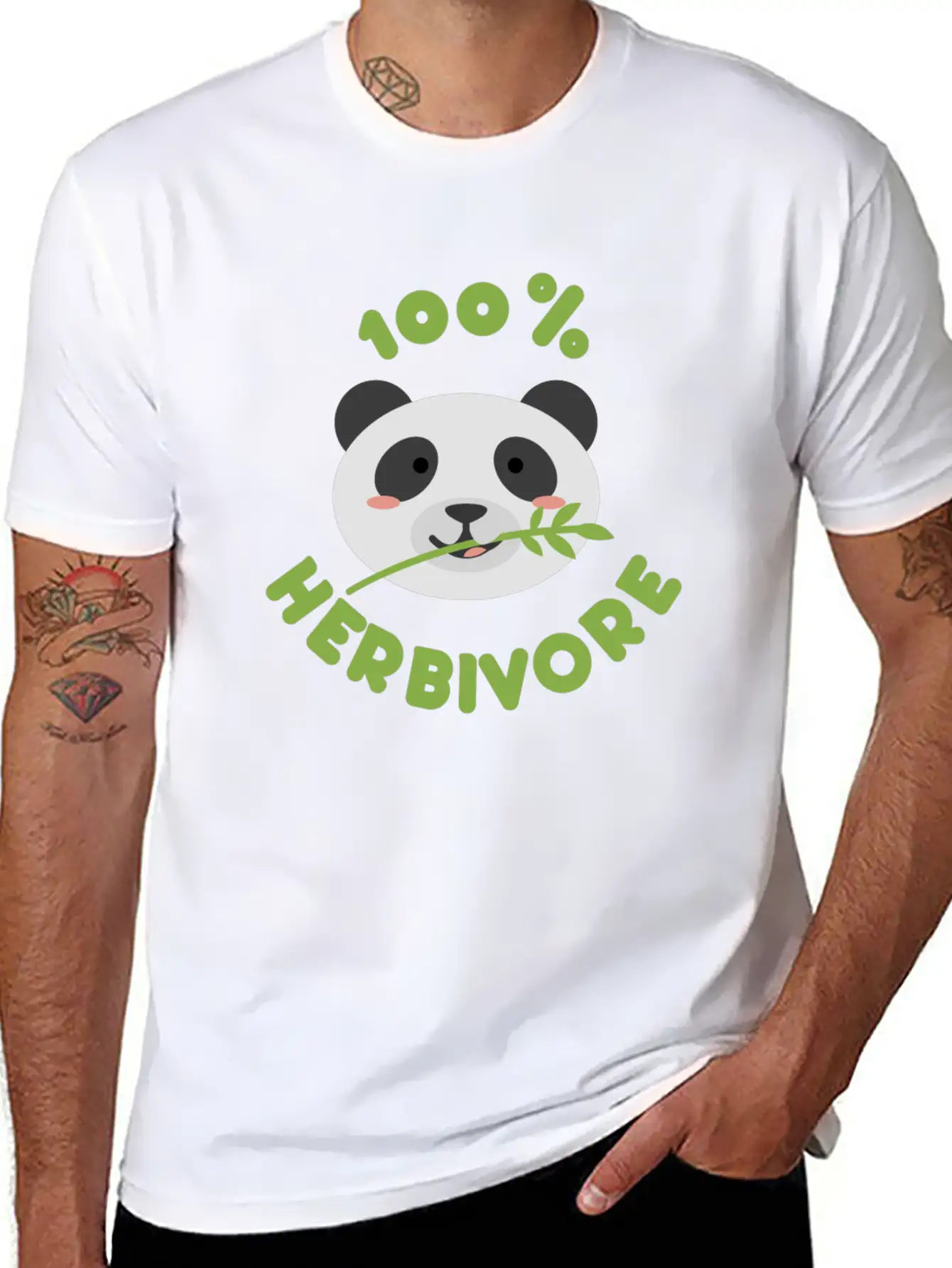 Vegetarian / Vegan Shirt. Eat Plants, No Animals. Unisex Casual T-Shirt – Clean Design For Daily Comfort